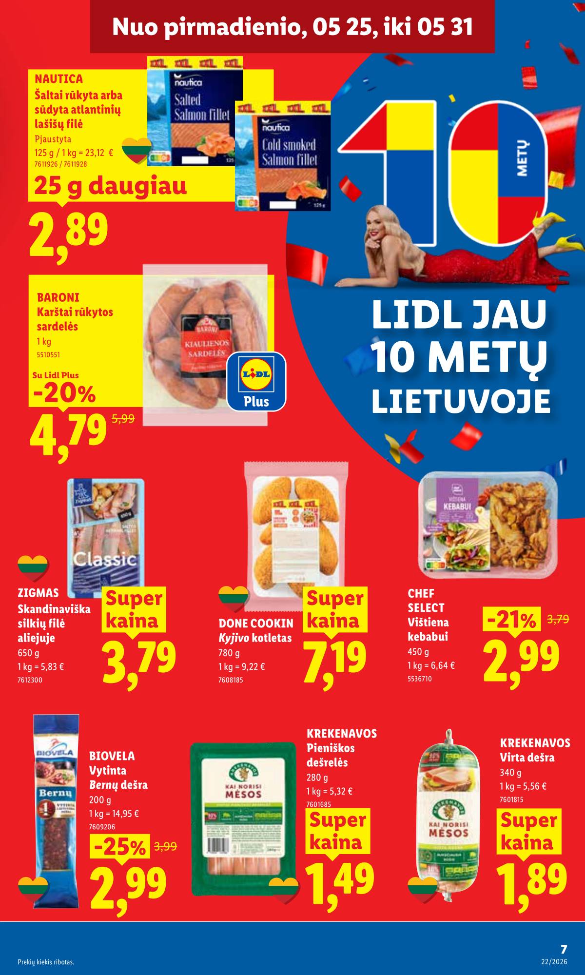 Lidl - LIDL SAVAITĖS Maisto prekių akcijų leidinys 9 puslapis