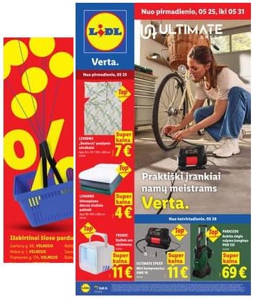Lidl - LIDL Ne maisto prekių akcijų leidinys 2026-05-25 – 2026-05-31