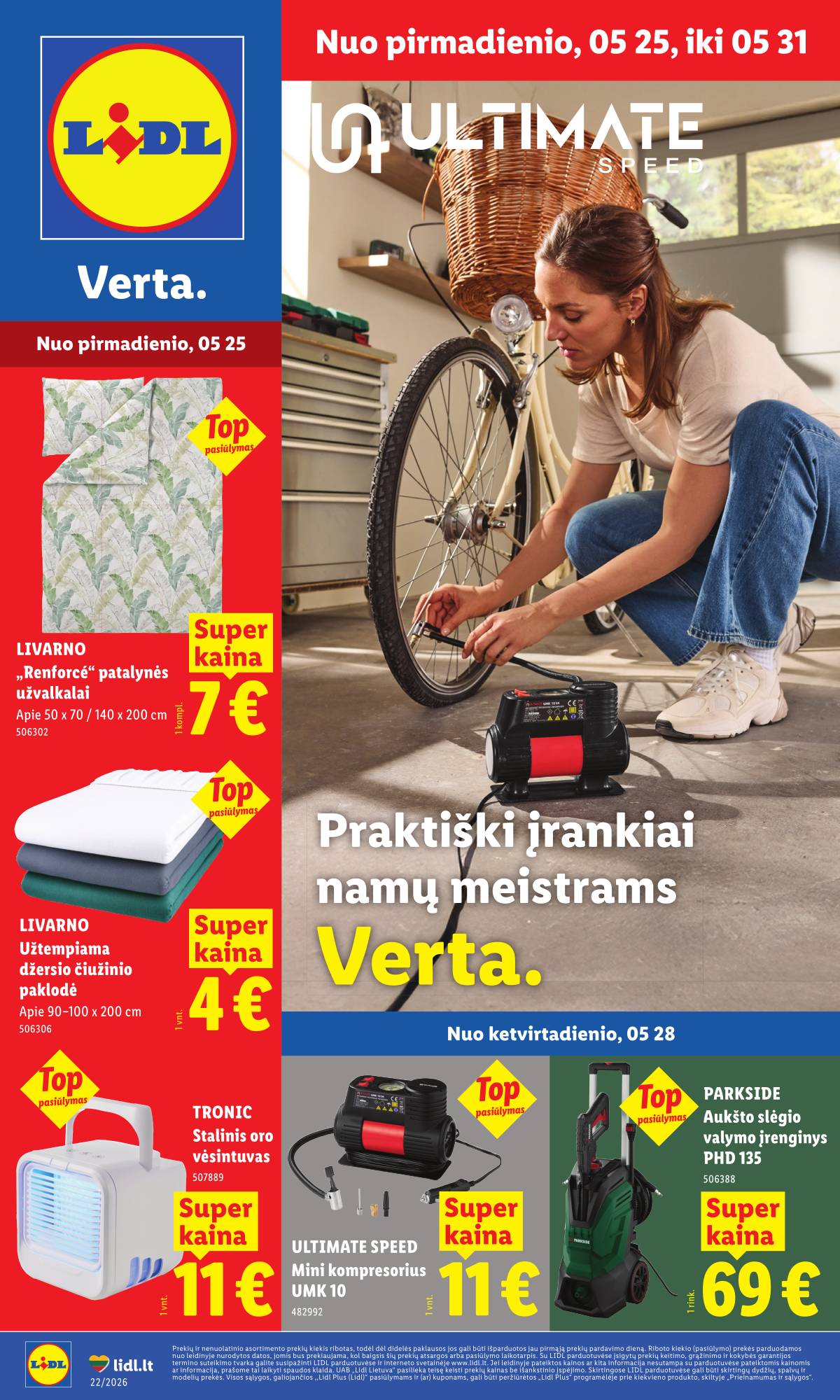 Lidl - LIDL Ne maisto prekių akcijų leidinys 1 puslapis