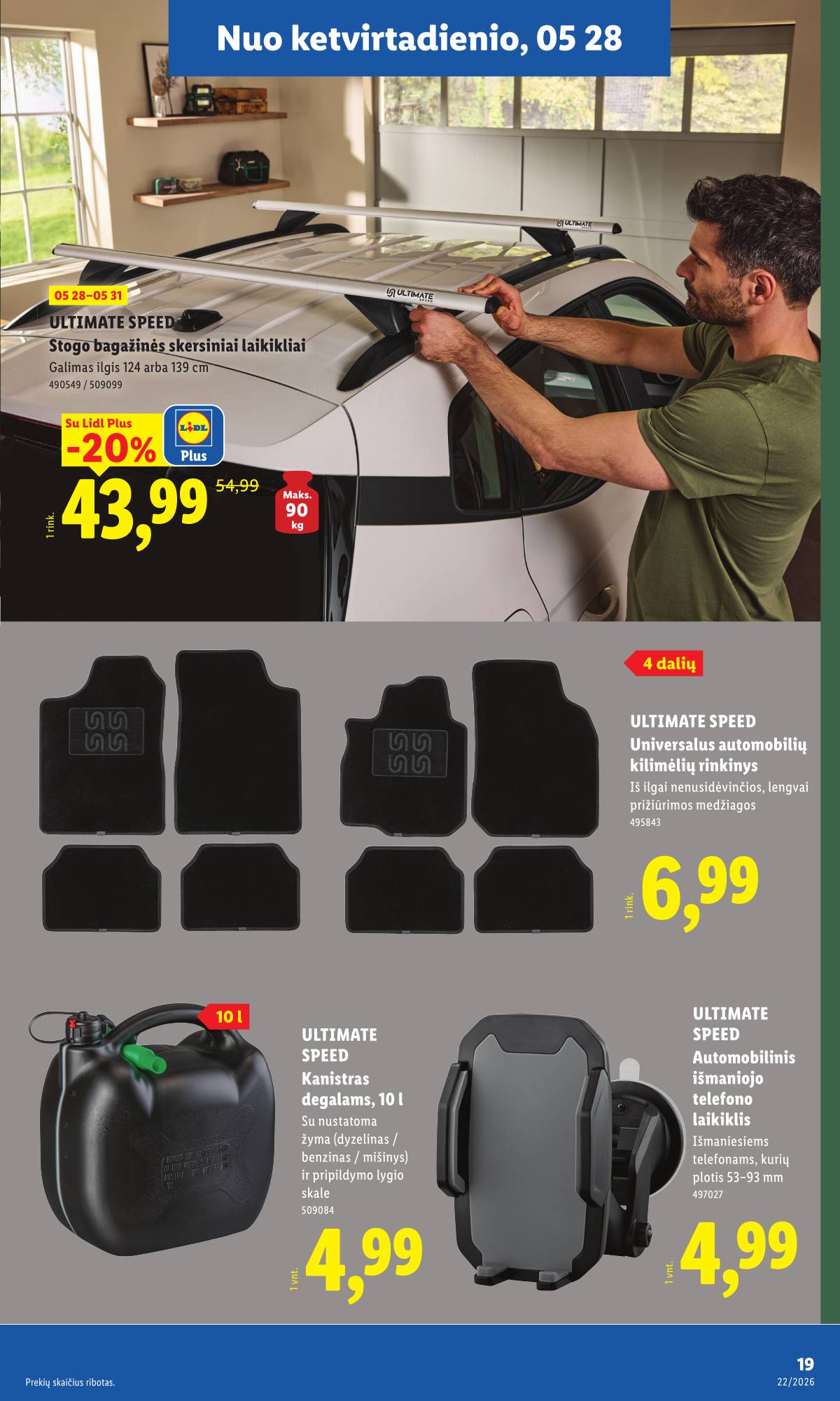 Lidl - LIDL Ne maisto prekių akcijų leidinys 19 puslapis