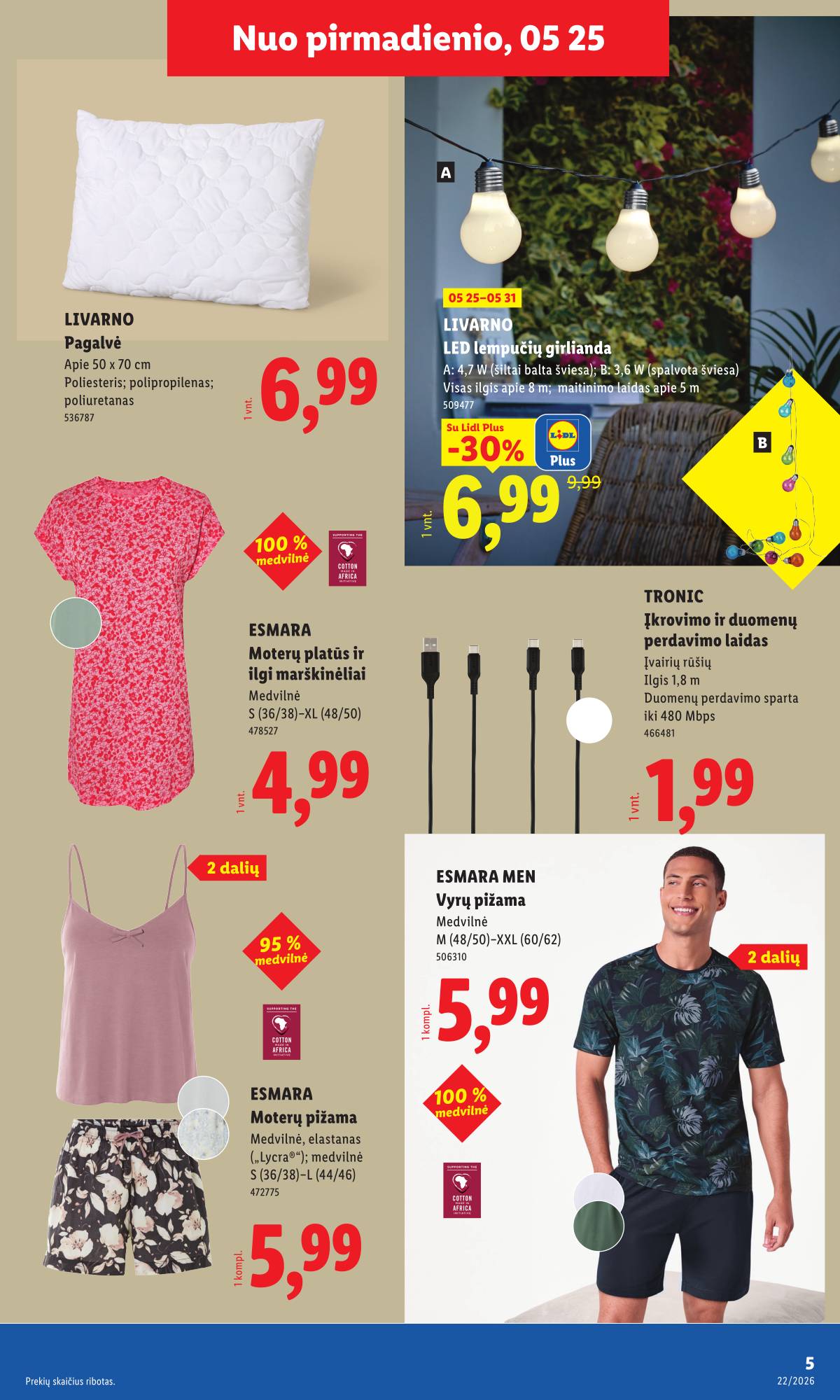 Lidl - LIDL Ne maisto prekių akcijų leidinys 5 puslapis