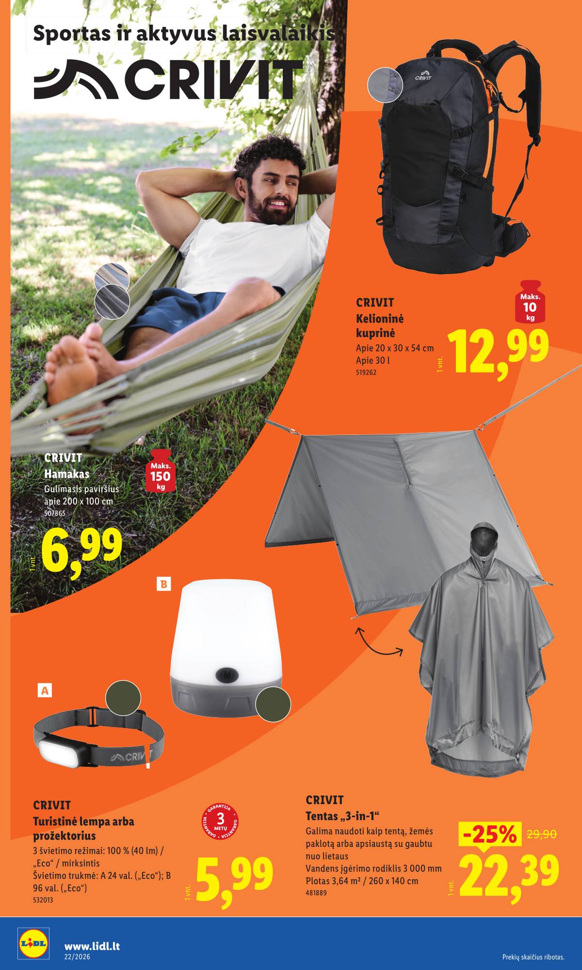 Lidl - LIDL Ne maisto prekių akcijų leidinys 8 puslapis