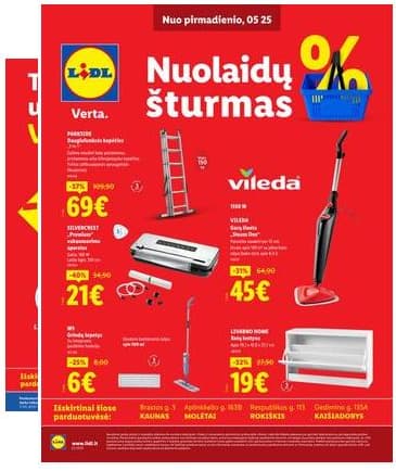 Lidl - Keturiose LIDL parduotuvėse! 2026-05-25 – 2026-05-31