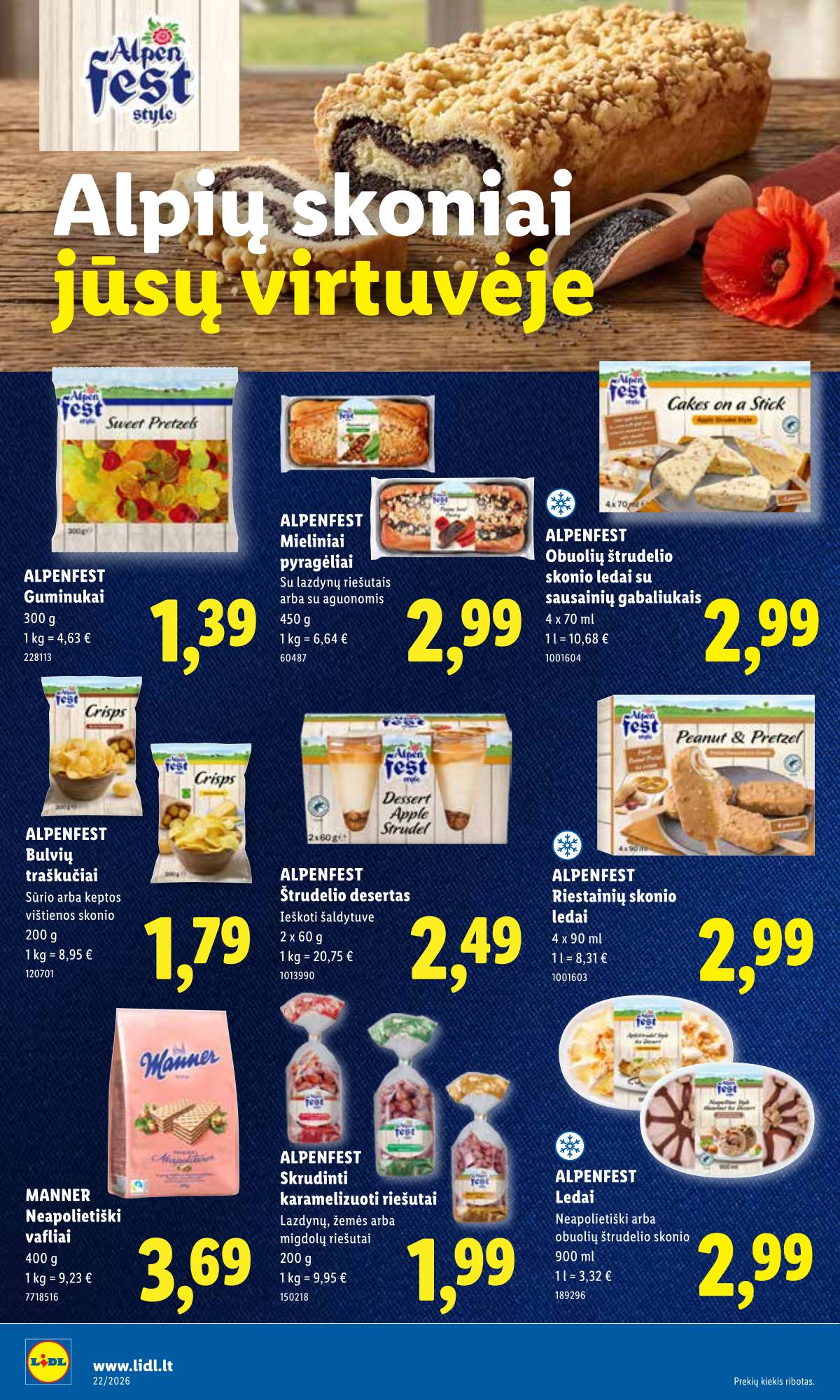 Lidl - LIDL SAVAITĖS Maisto prekių akcijų leidinys 12 puslapis