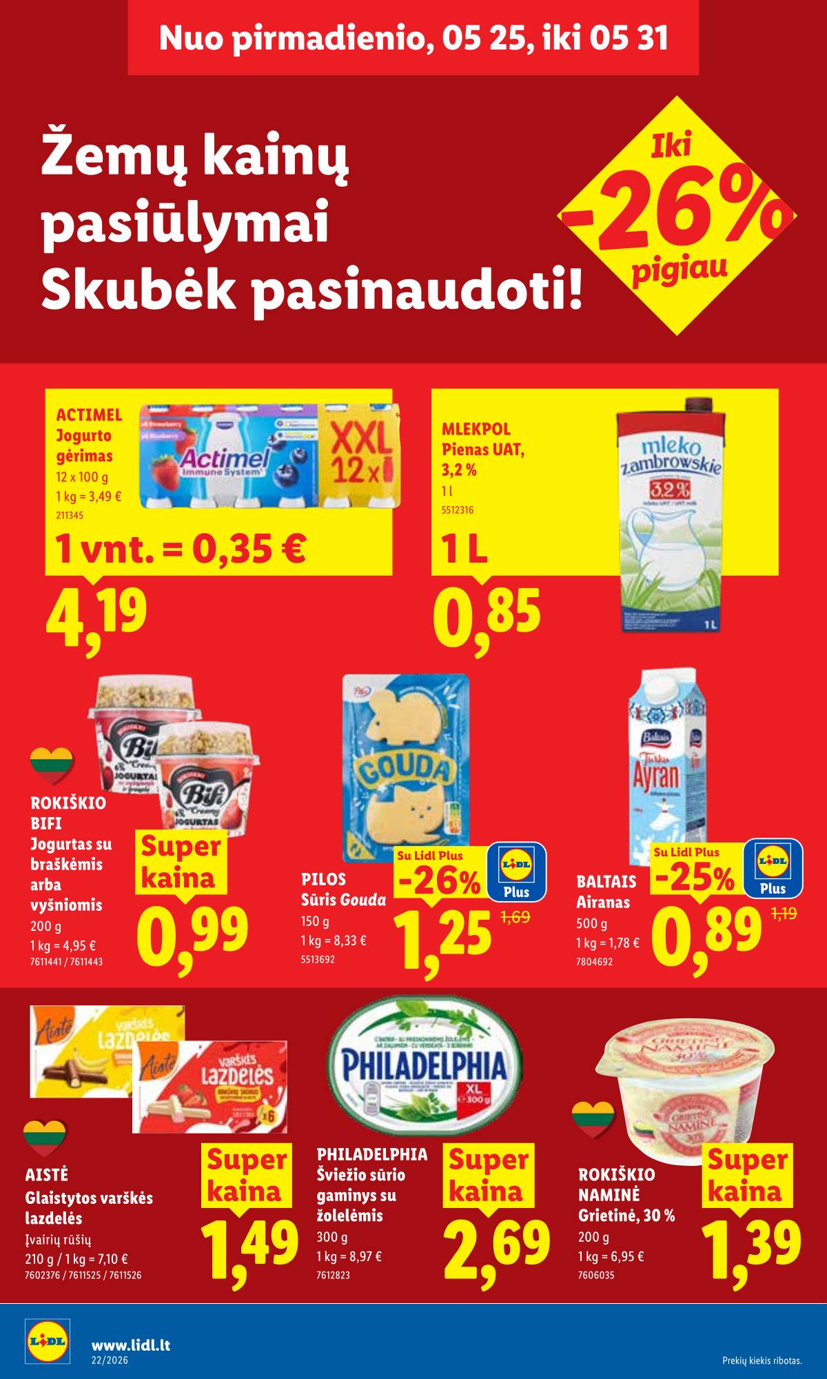 Lidl - LIDL SAVAITĖS Maisto prekių akcijų leidinys 14 puslapis
