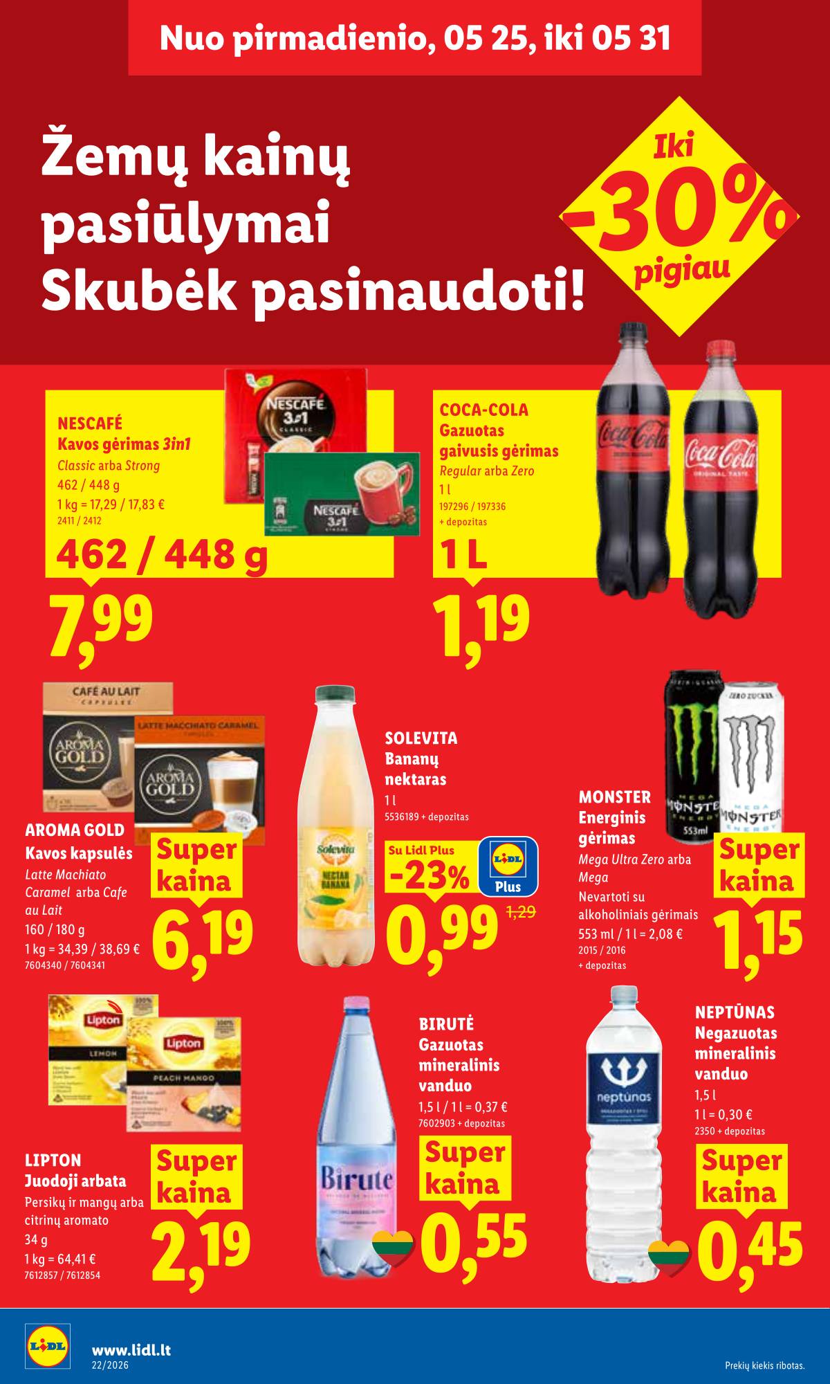 Lidl - LIDL SAVAITĖS Maisto prekių akcijų leidinys 18 puslapis