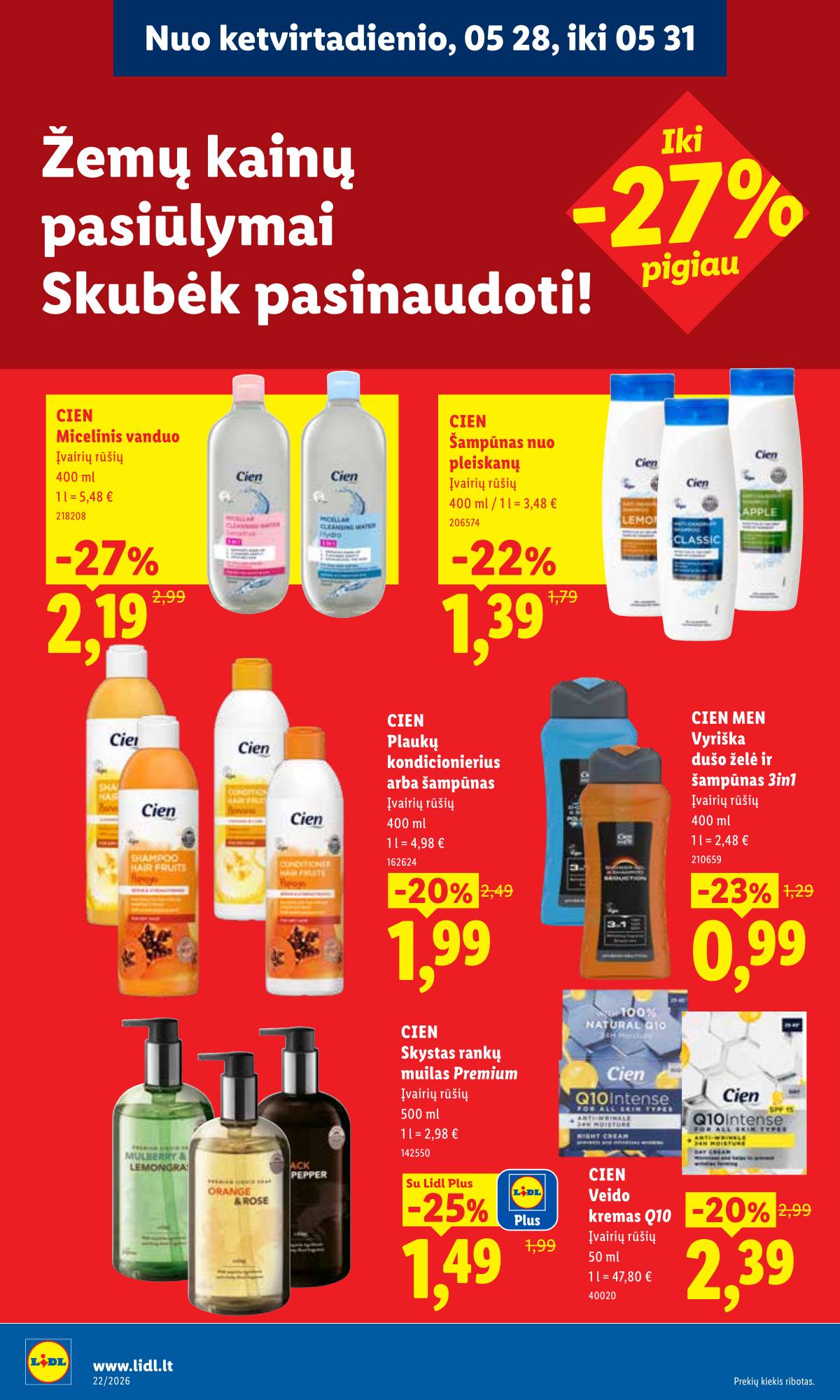 Lidl - LIDL SAVAITĖS Maisto prekių akcijų leidinys 29 puslapis