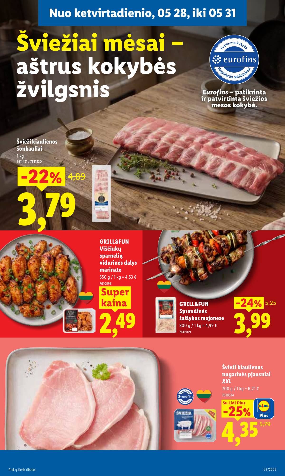 Lidl - LIDL SAVAITĖS Maisto prekių akcijų leidinys 39 puslapis