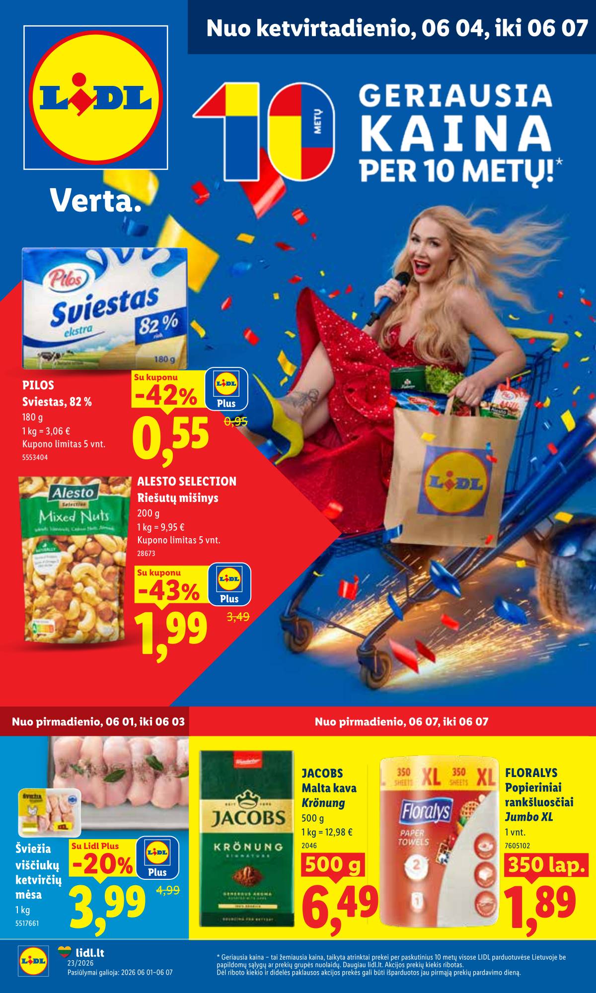 Lidl - LIDL SAVAITĖS Maisto prekių akcijų leidinys 1 puslapis