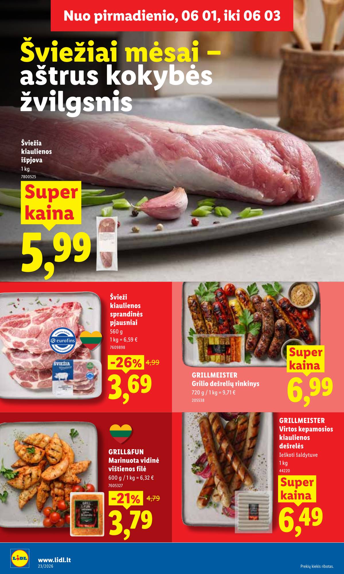 Lidl - LIDL SAVAITĖS Maisto prekių akcijų leidinys 10 puslapis