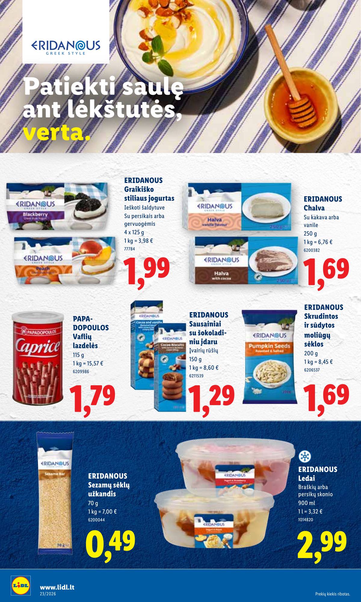 Lidl - LIDL SAVAITĖS Maisto prekių akcijų leidinys 12 puslapis