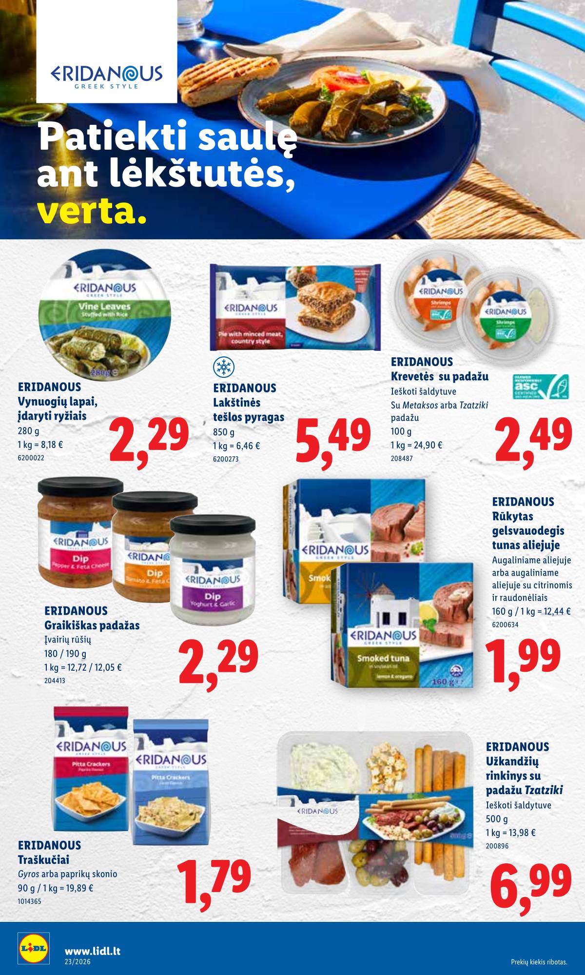 Lidl - LIDL SAVAITĖS Maisto prekių akcijų leidinys 14 puslapis