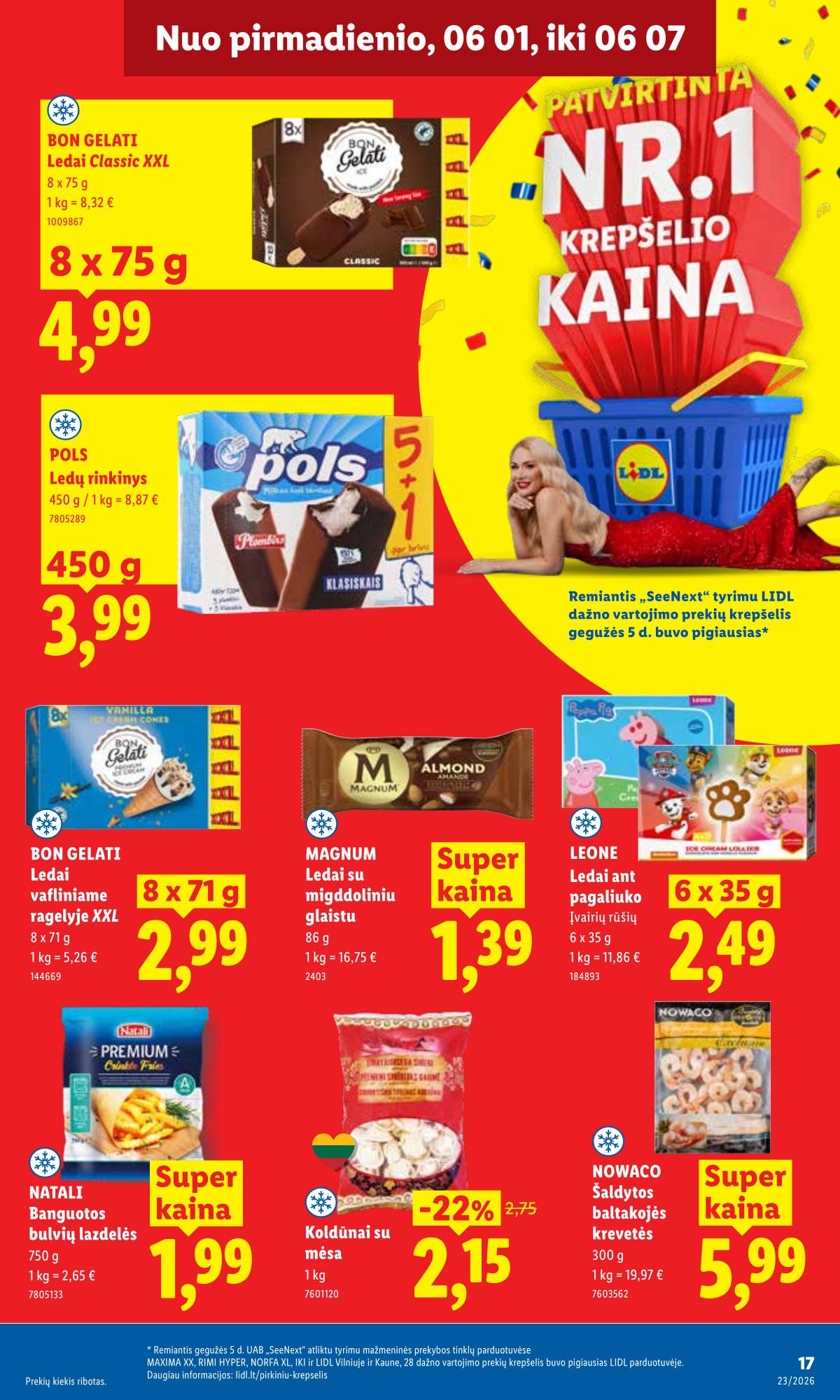 Lidl - LIDL SAVAITĖS Maisto prekių akcijų leidinys 17 puslapis