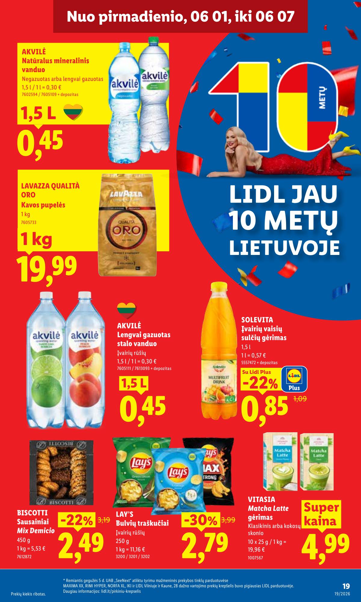 Lidl - LIDL SAVAITĖS Maisto prekių akcijų leidinys 19 puslapis