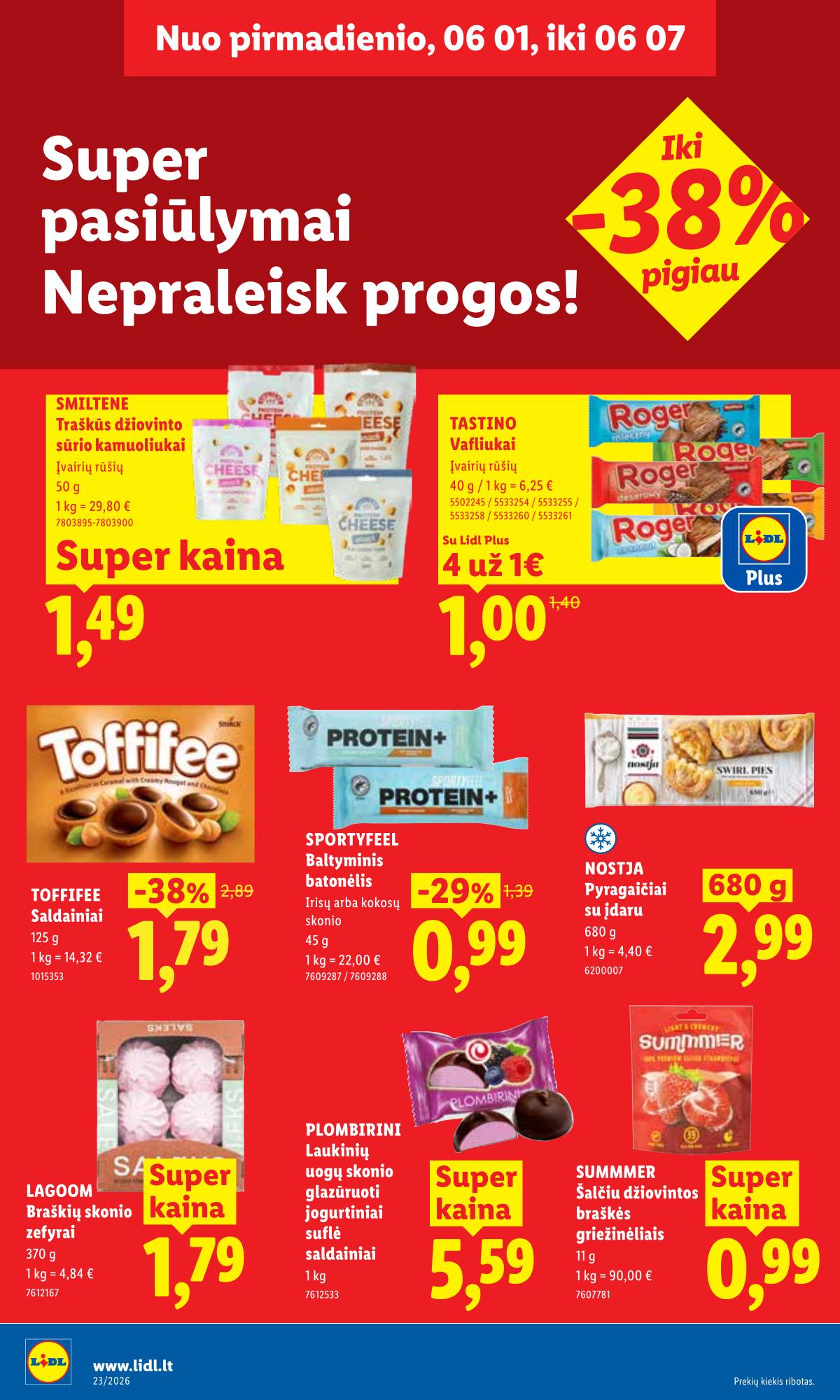 Lidl - LIDL SAVAITĖS Maisto prekių akcijų leidinys 20 puslapis