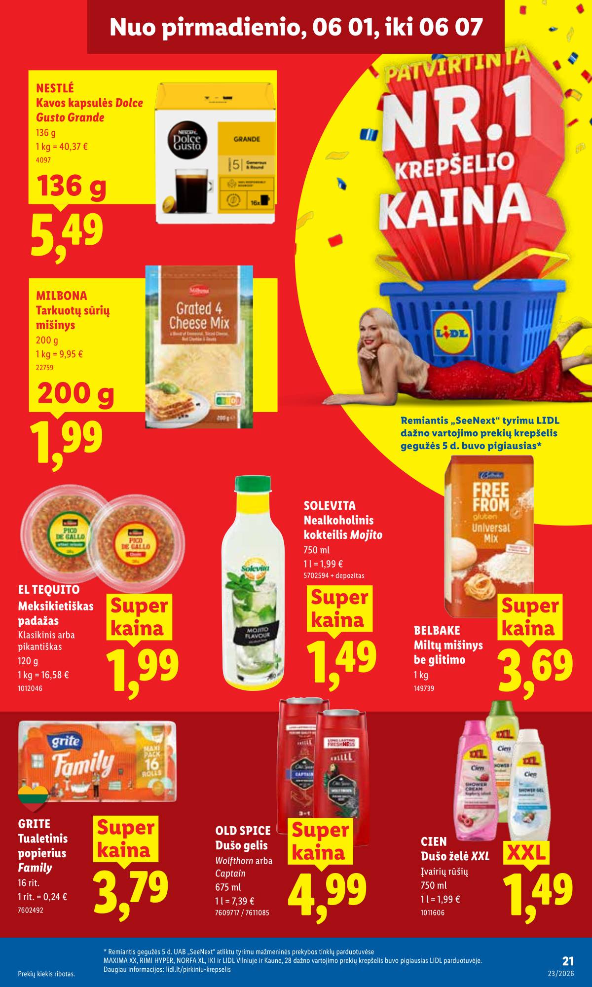 Lidl - LIDL SAVAITĖS Maisto prekių akcijų leidinys 21 puslapis