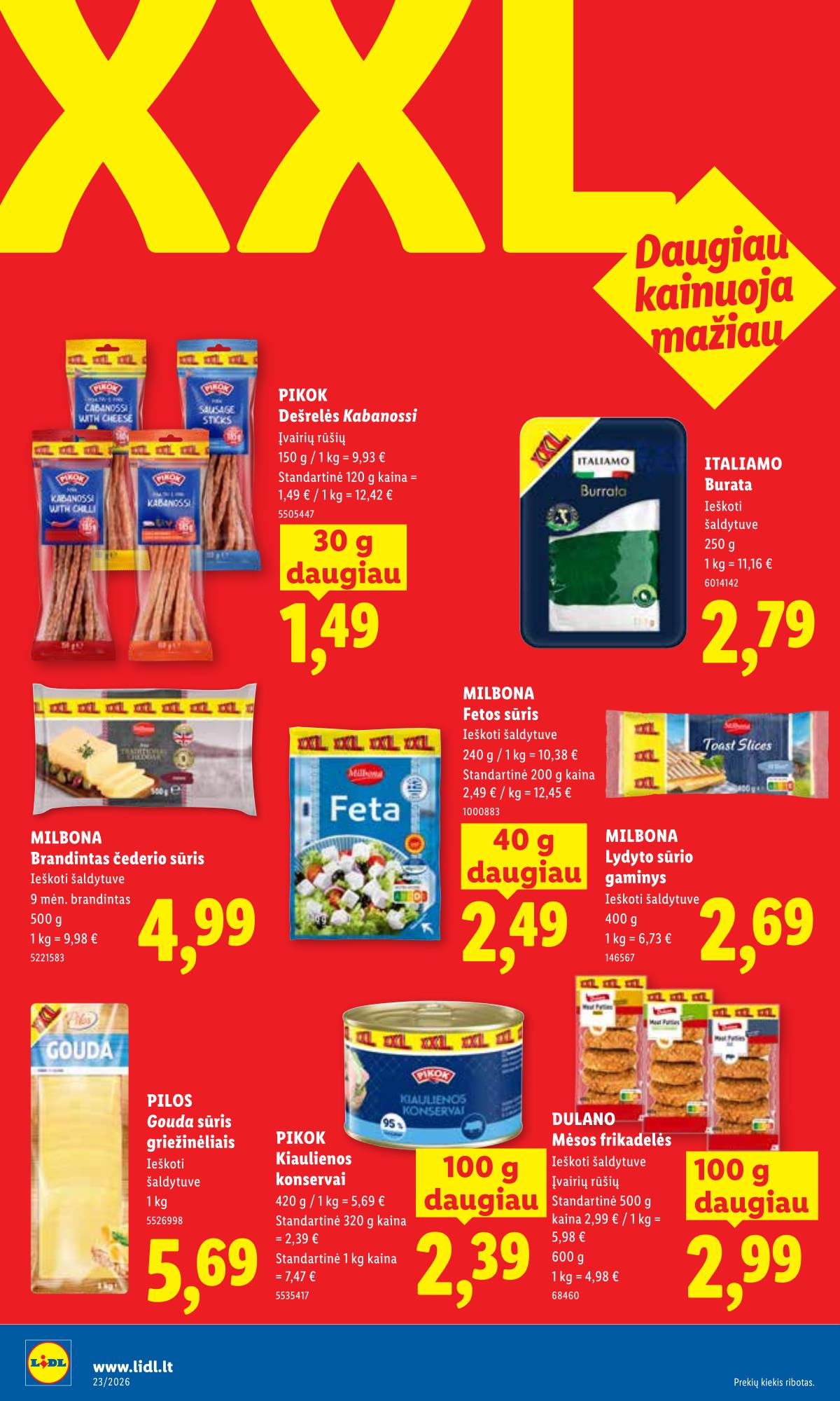 Lidl - LIDL SAVAITĖS Maisto prekių akcijų leidinys 24 puslapis