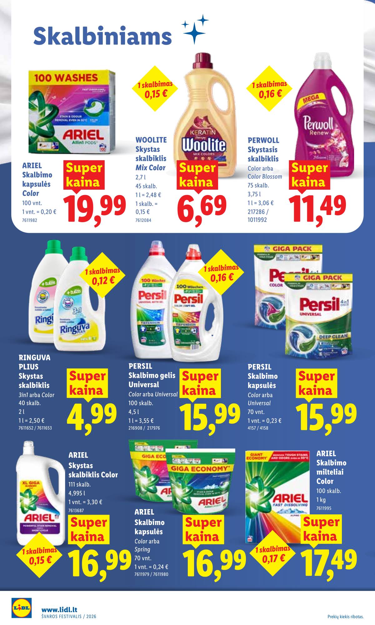 Lidl - LIDL SAVAITĖS Maisto prekių akcijų leidinys 30 puslapis