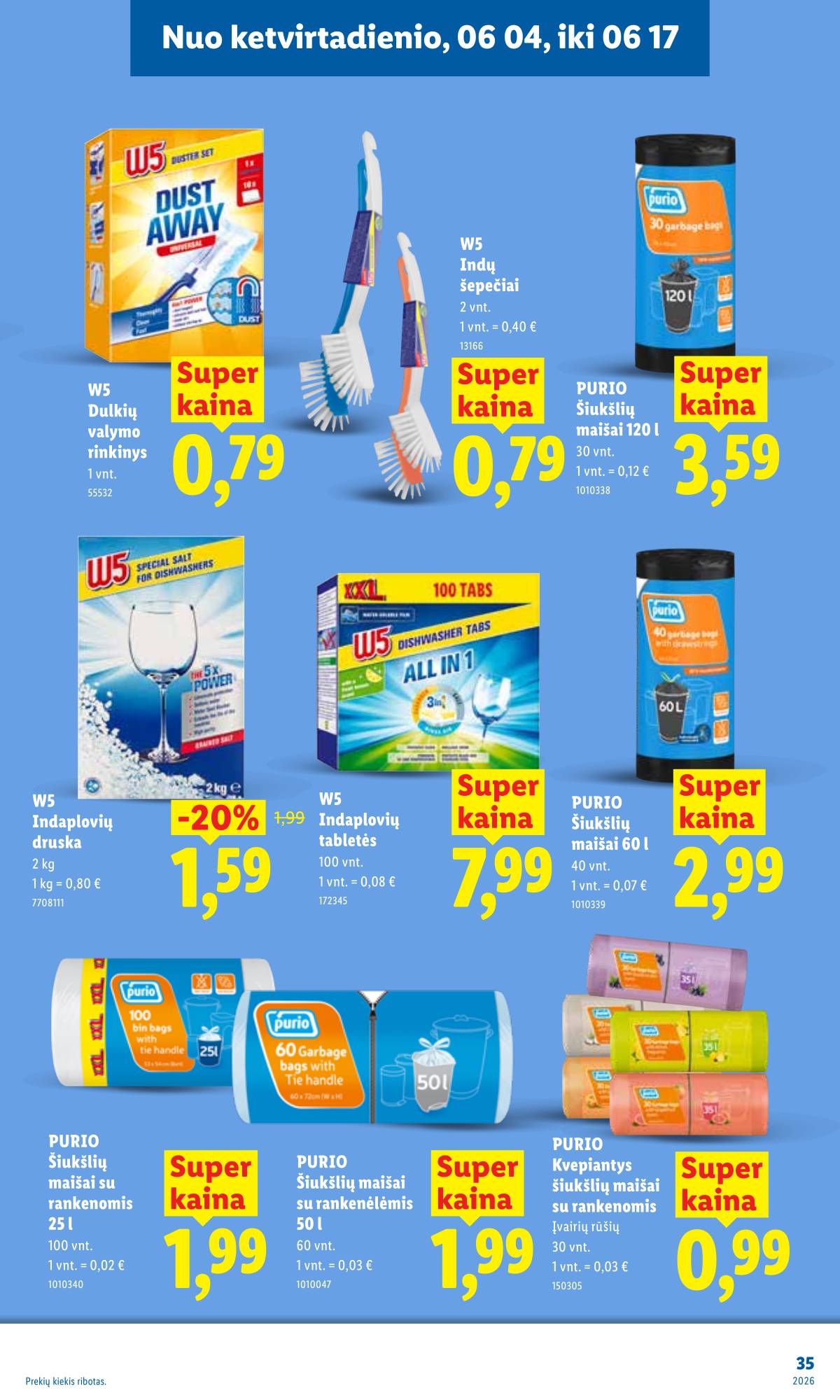 Lidl - LIDL SAVAITĖS Maisto prekių akcijų leidinys 35 puslapis