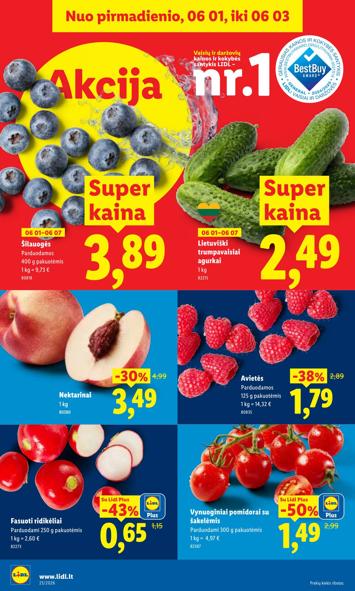 Lidl - LIDL SAVAITĖS Maisto prekių akcijų leidinys 4 puslapis