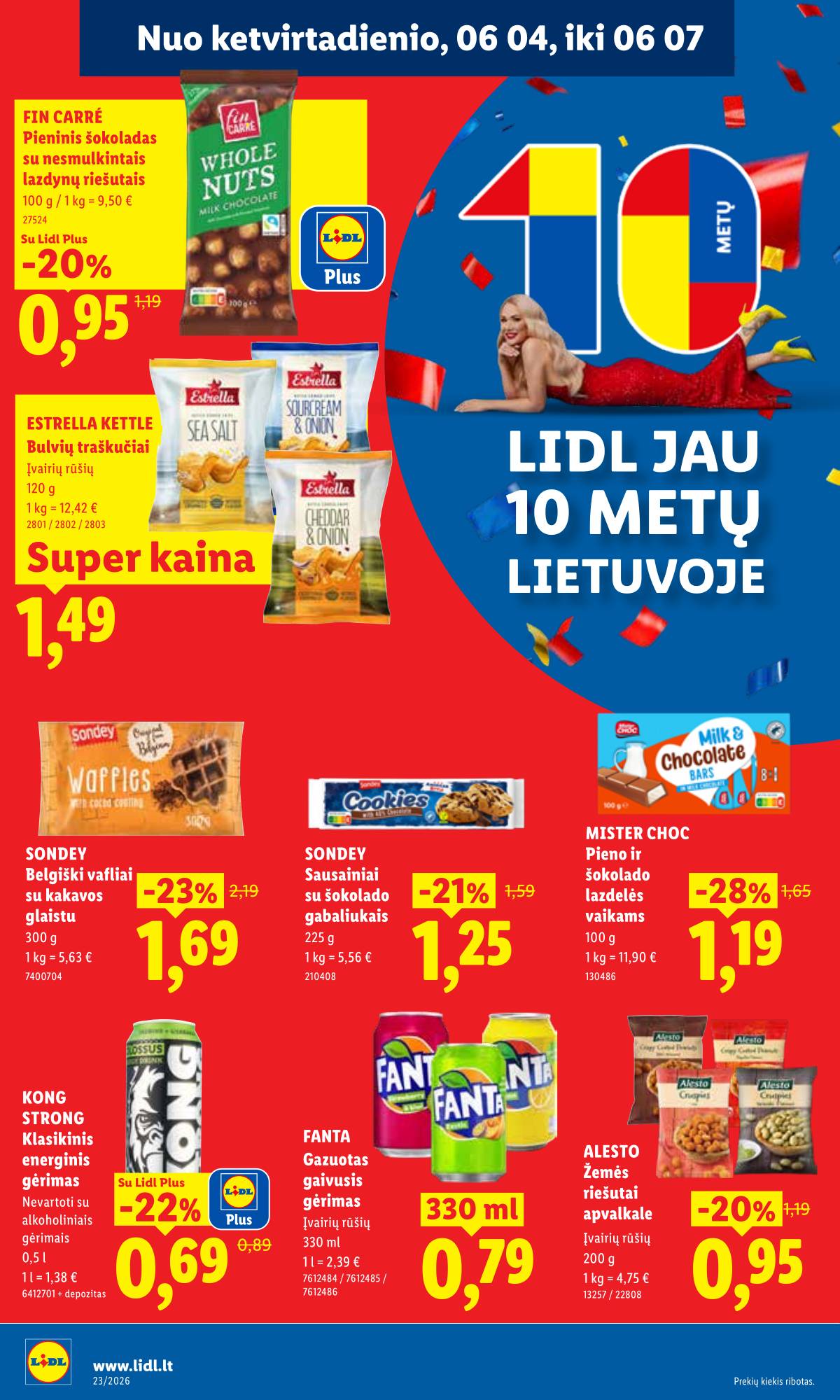 Lidl - LIDL SAVAITĖS Maisto prekių akcijų leidinys 40 puslapis
