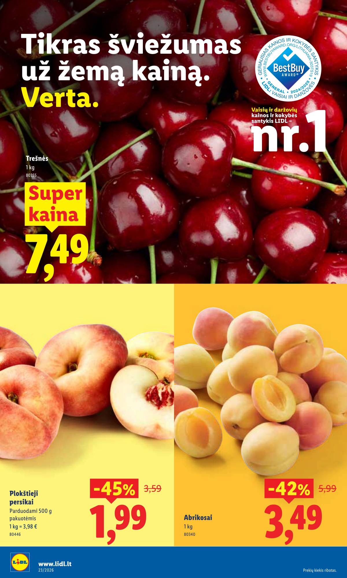 Lidl - LIDL SAVAITĖS Maisto prekių akcijų leidinys 42 puslapis
