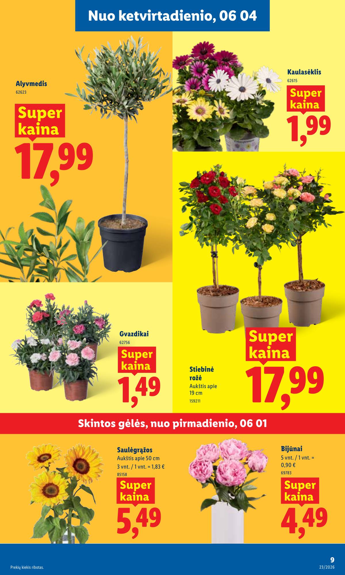 Lidl - LIDL SAVAITĖS Maisto prekių akcijų leidinys 9 puslapis