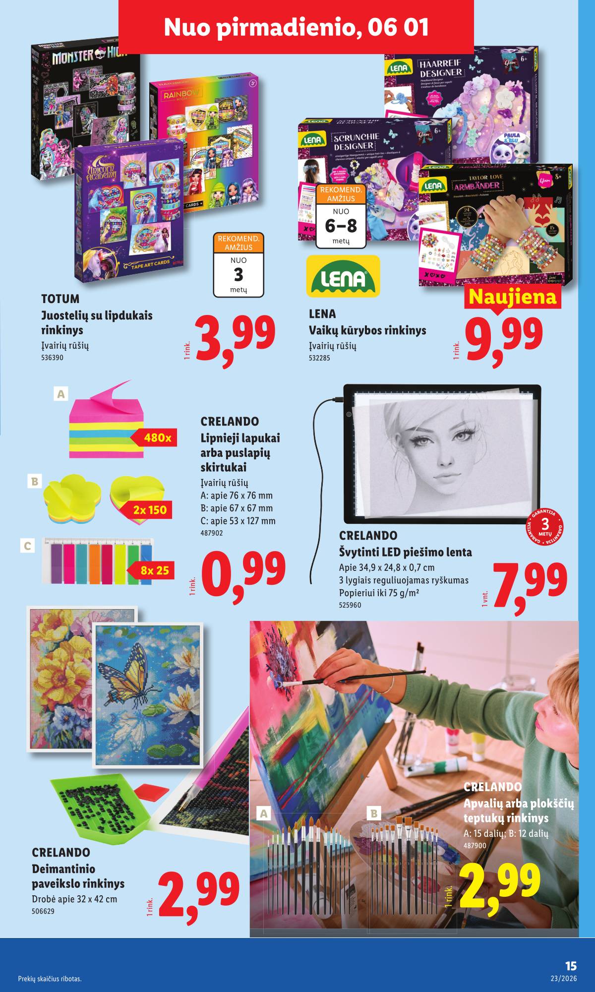 Lidl - LIDL Ne maisto prekių akcijų leidinys 15 puslapis