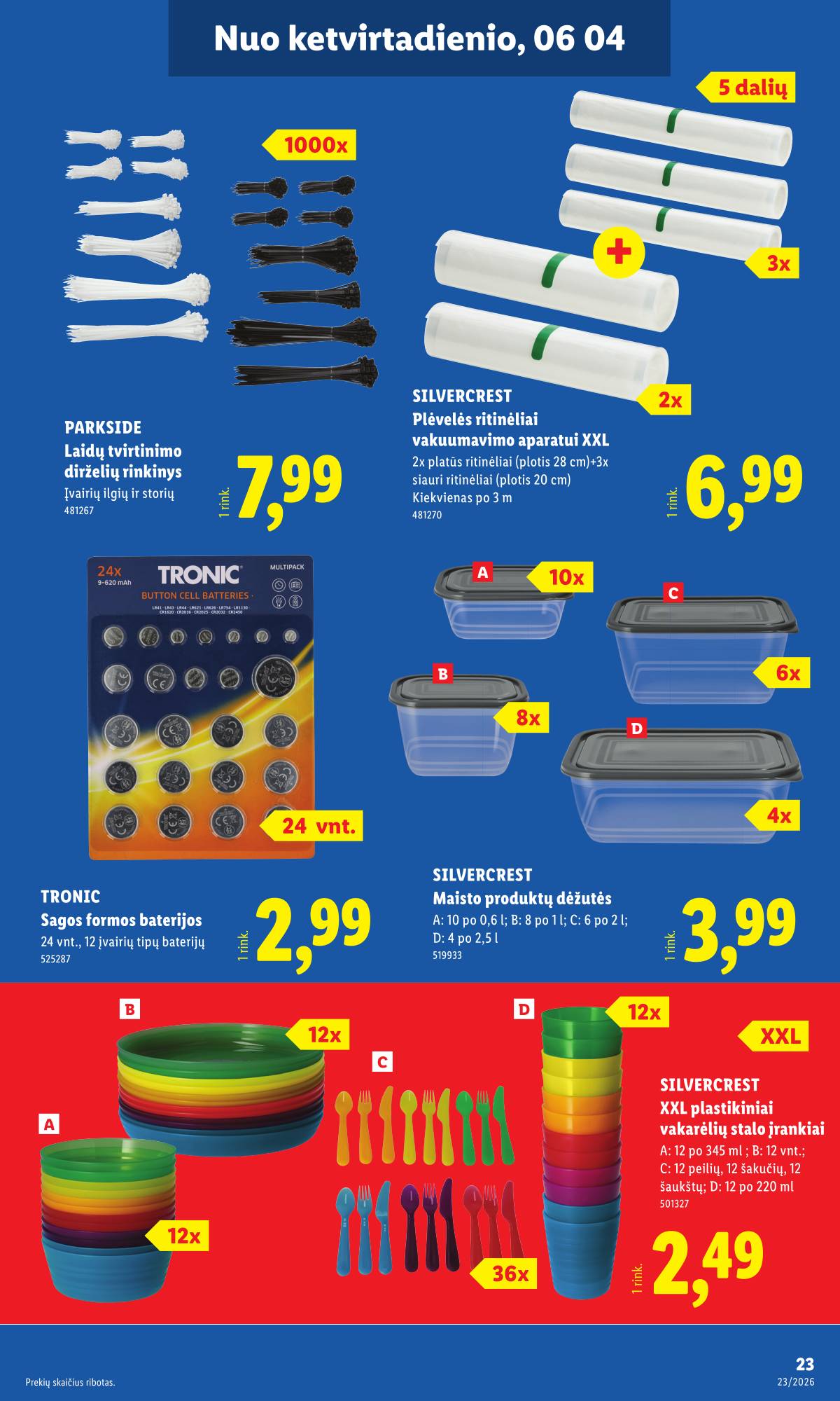 Lidl - LIDL Ne maisto prekių akcijų leidinys 23 puslapis