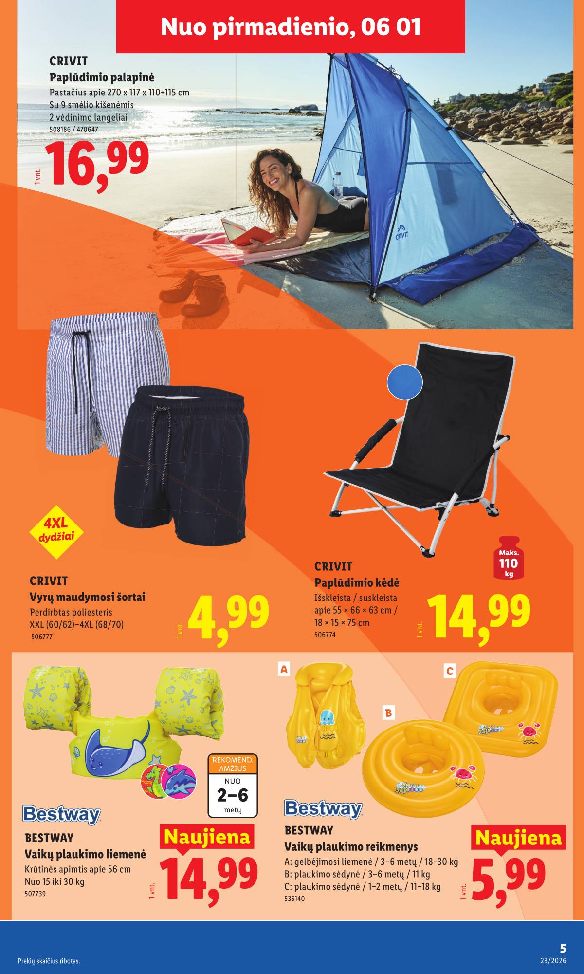 Lidl - LIDL Ne maisto prekių akcijų leidinys 5 puslapis