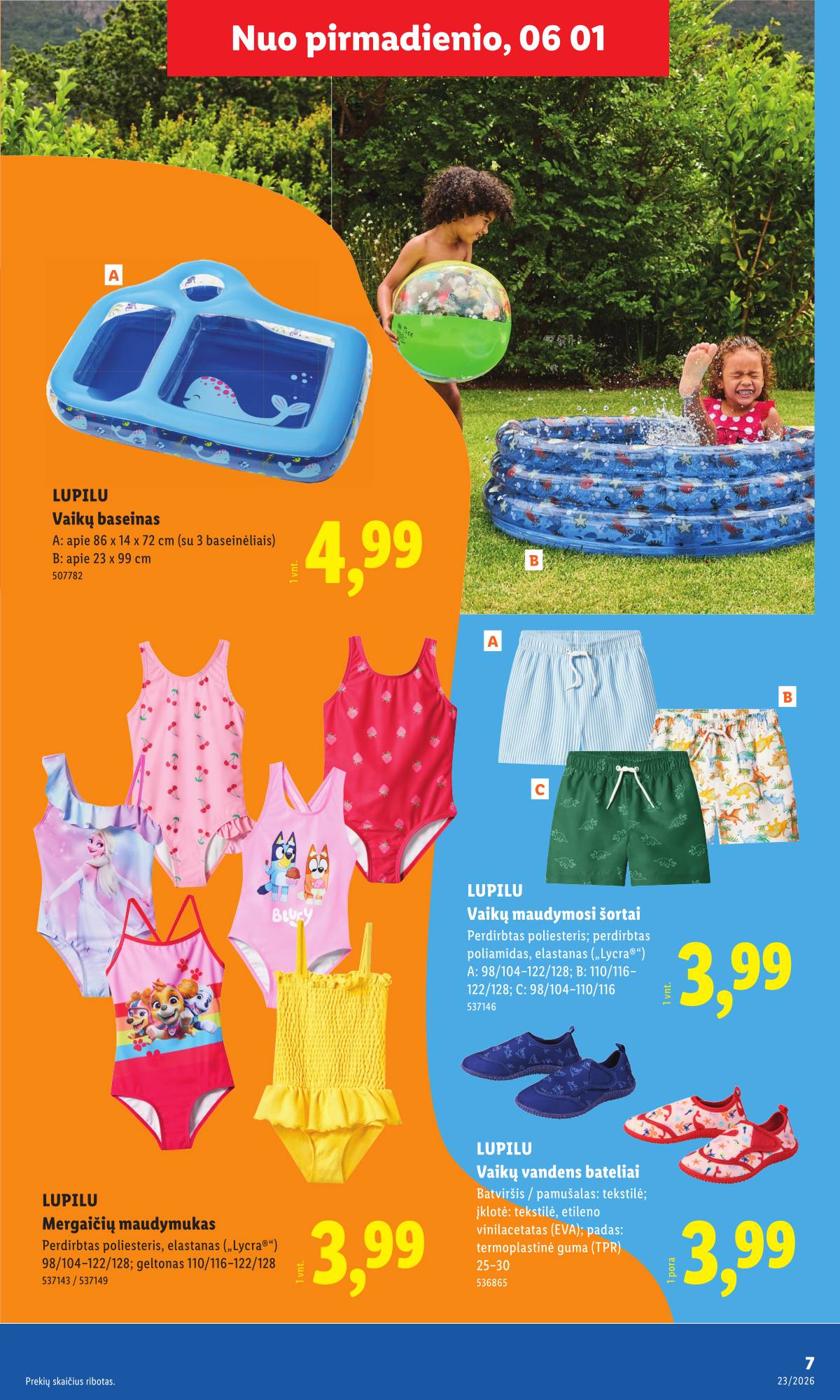 Lidl - LIDL Ne maisto prekių akcijų leidinys 7 puslapis