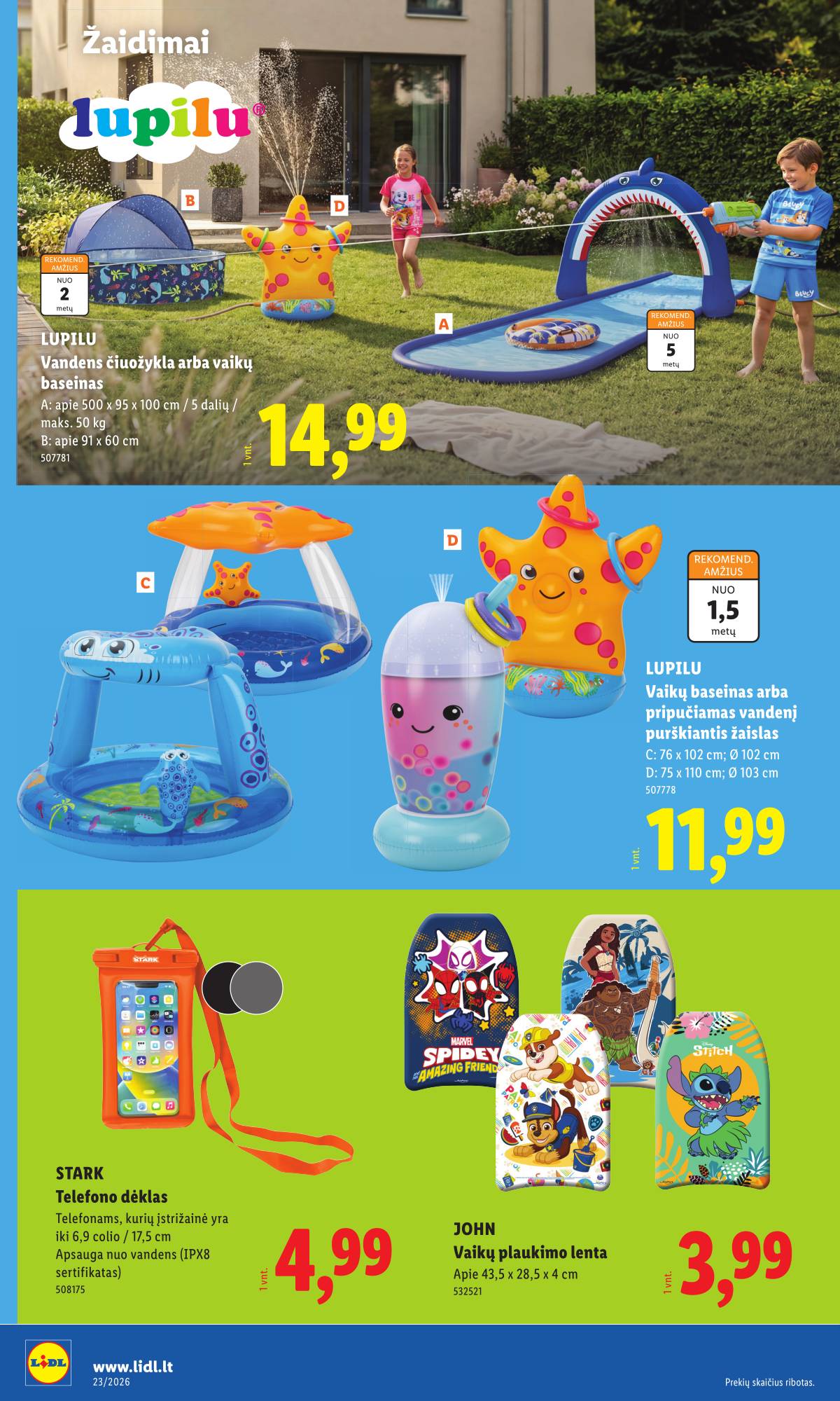 Lidl - LIDL Ne maisto prekių akcijų leidinys 8 puslapis