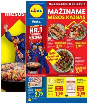 Lidl - LIDL SAVAITĖS Maisto prekių akcijų leidinys 2026-06-08 – 2026-06-14