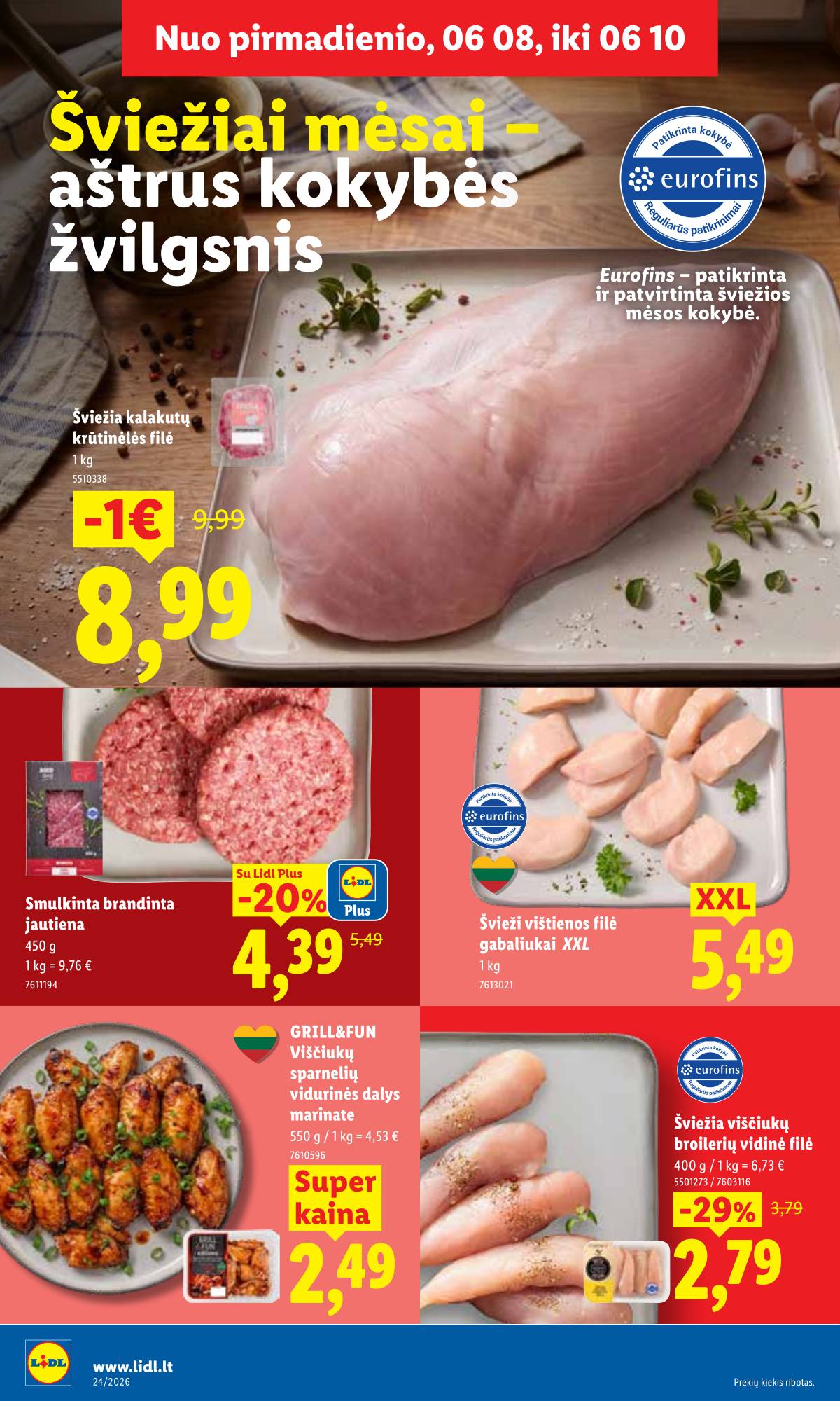 Lidl - LIDL SAVAITĖS Maisto prekių akcijų leidinys 10 puslapis