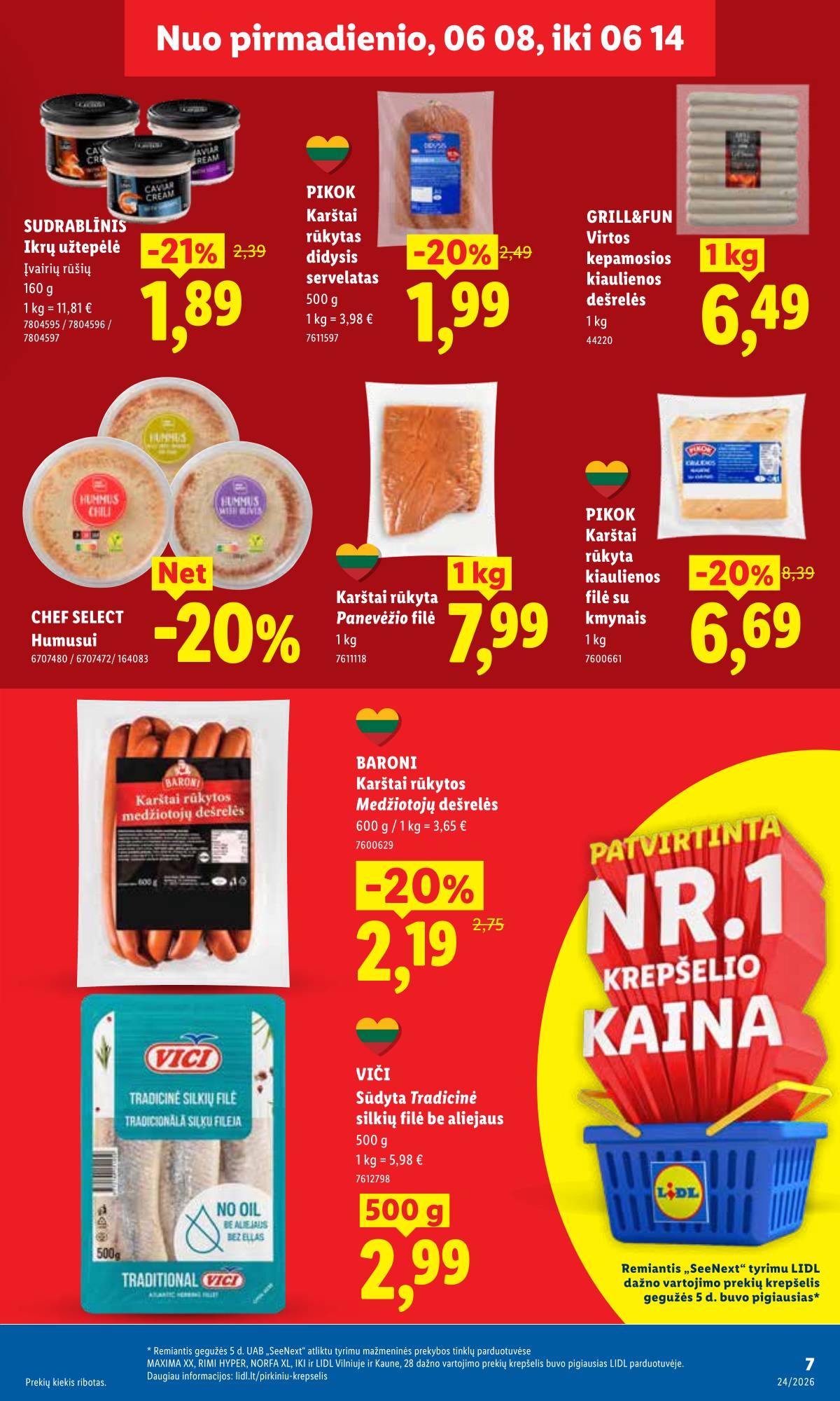 Lidl - LIDL SAVAITĖS Maisto prekių akcijų leidinys 11 puslapis