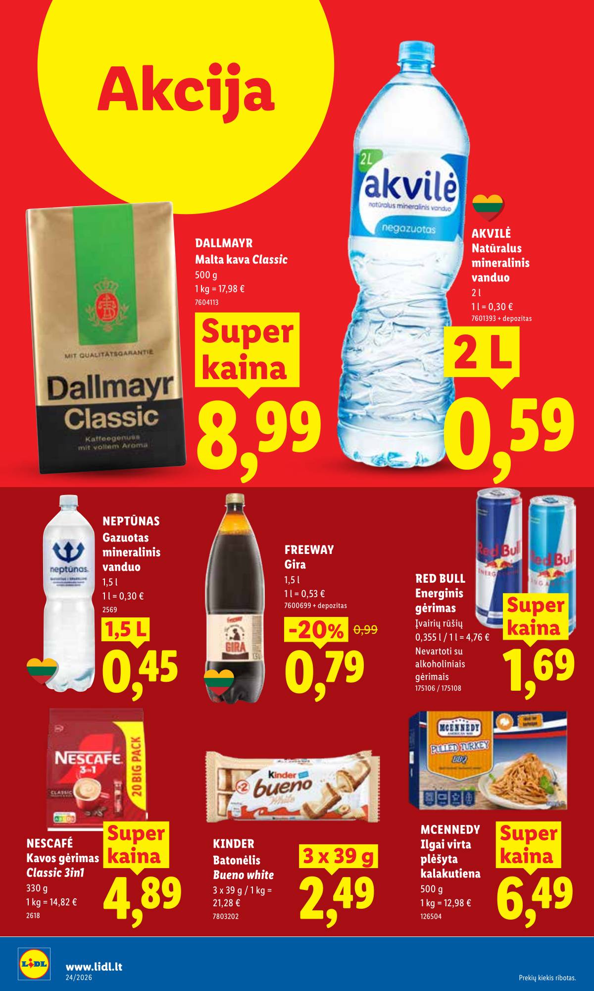 Lidl - LIDL SAVAITĖS Maisto prekių akcijų leidinys 18 puslapis