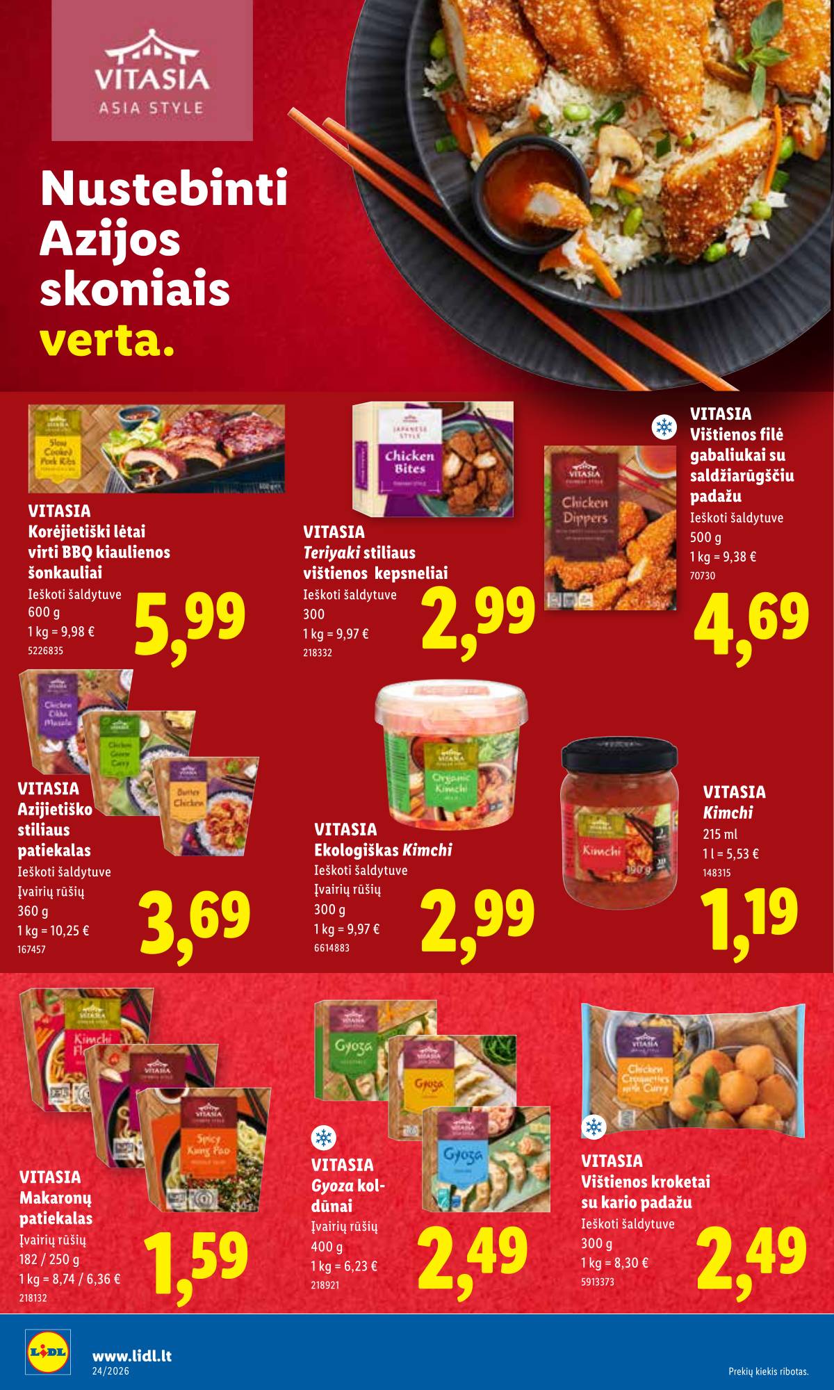 Lidl - LIDL SAVAITĖS Maisto prekių akcijų leidinys 22 puslapis