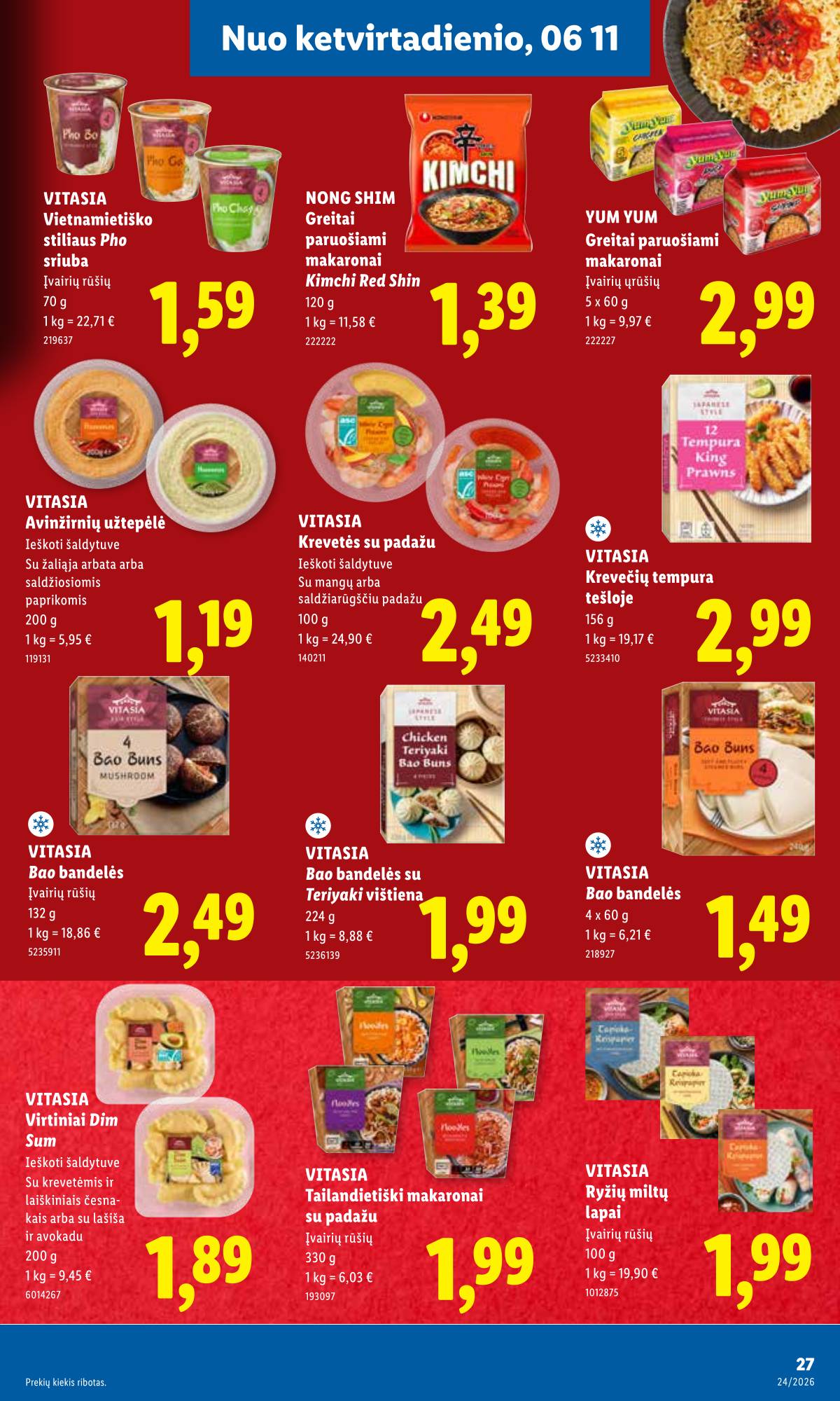 Lidl - LIDL SAVAITĖS Maisto prekių akcijų leidinys 23 puslapis