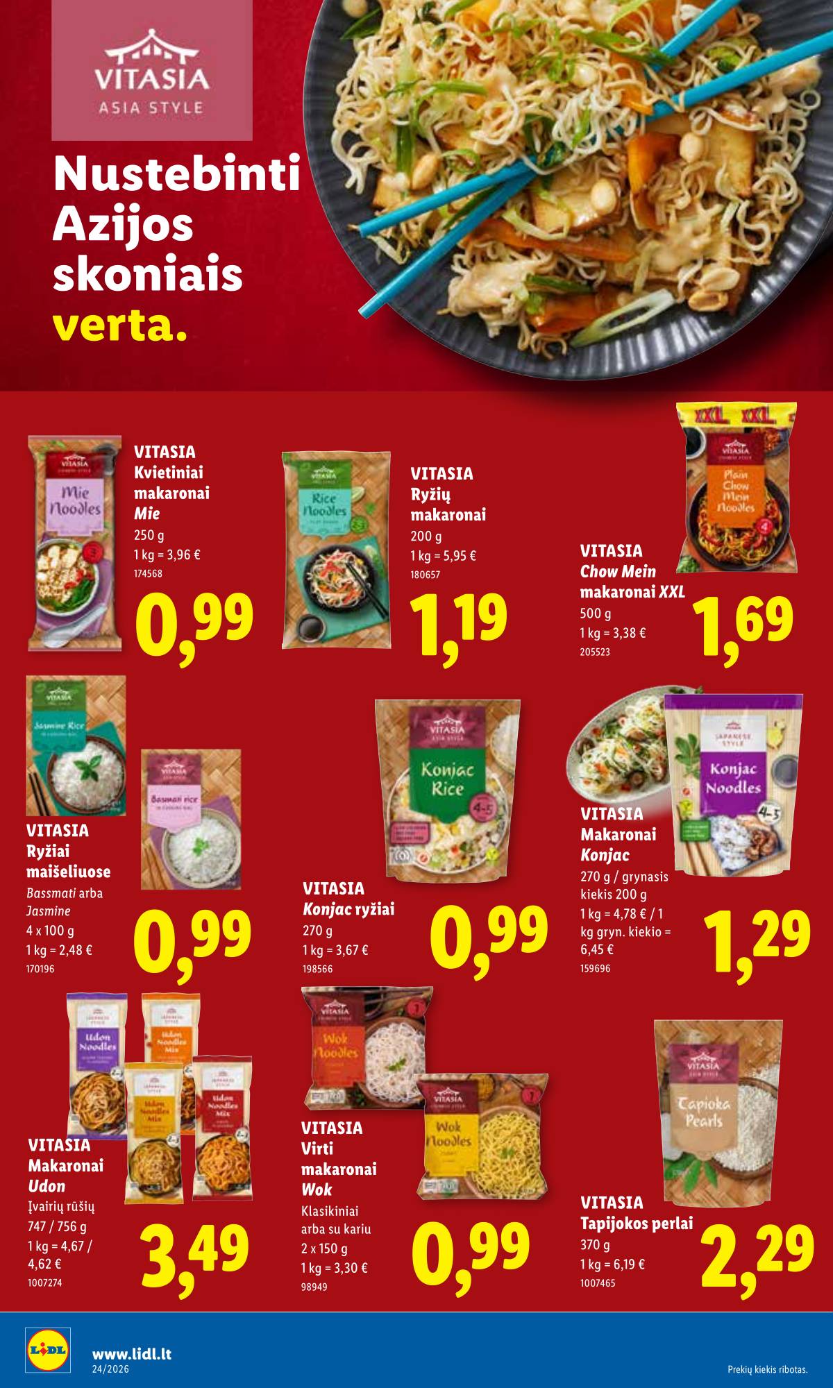 Lidl - LIDL SAVAITĖS Maisto prekių akcijų leidinys 26 puslapis