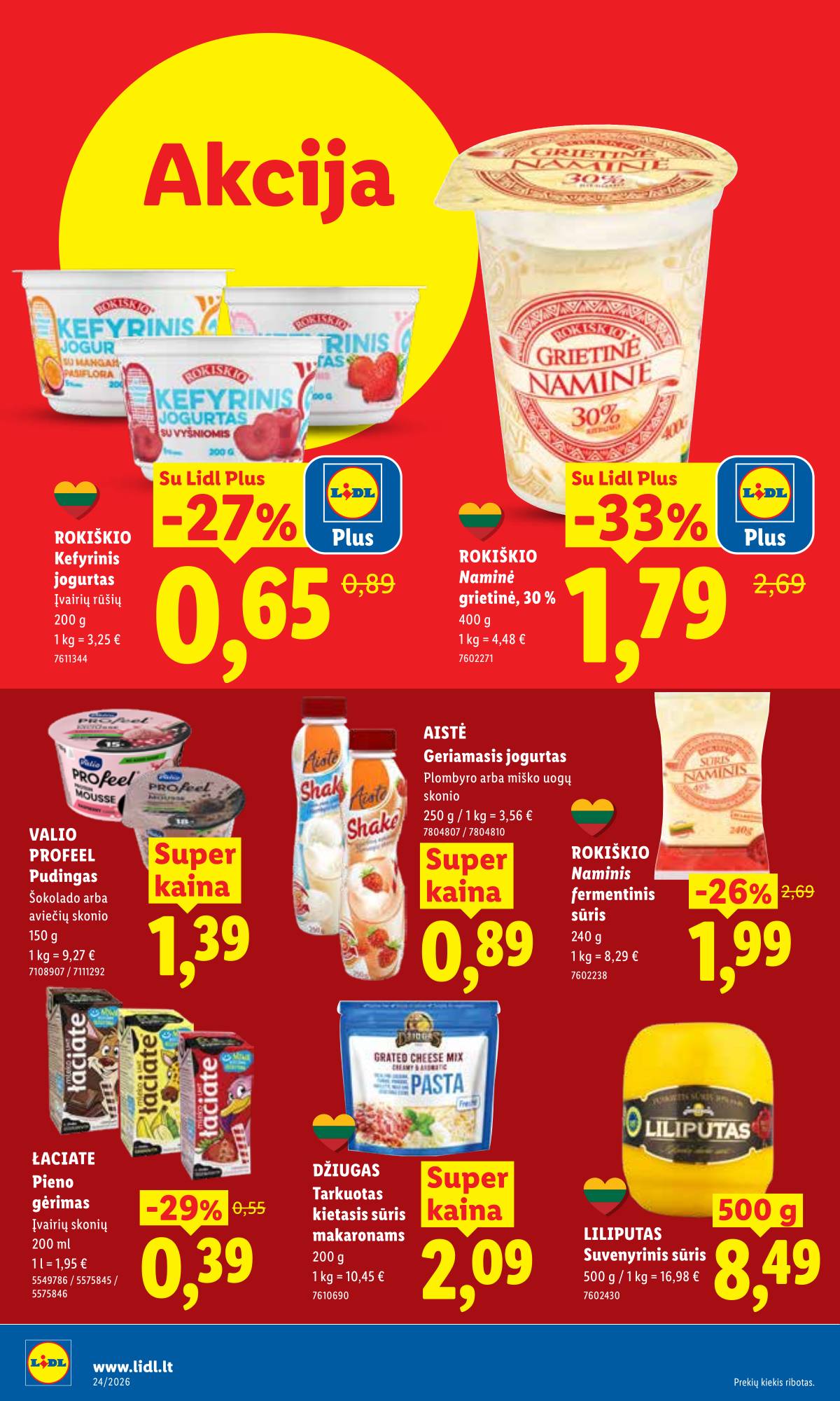 Lidl - LIDL SAVAITĖS Maisto prekių akcijų leidinys 30 puslapis