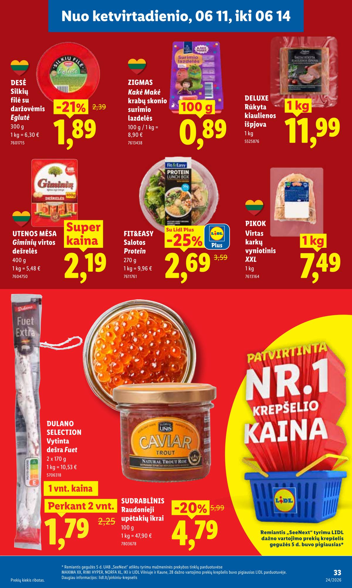 Lidl - LIDL SAVAITĖS Maisto prekių akcijų leidinys 31 puslapis