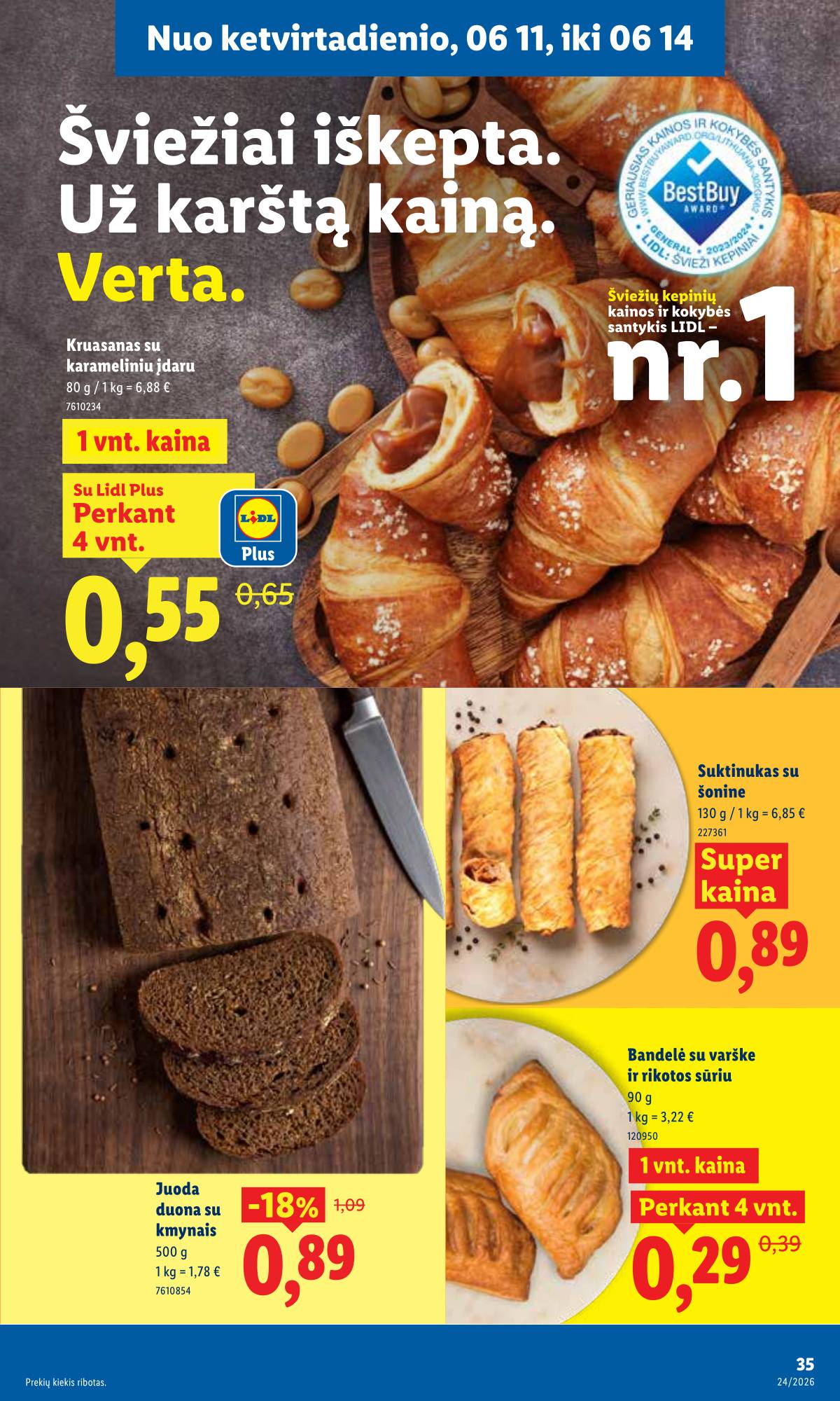 Lidl - LIDL SAVAITĖS Maisto prekių akcijų leidinys 33 puslapis