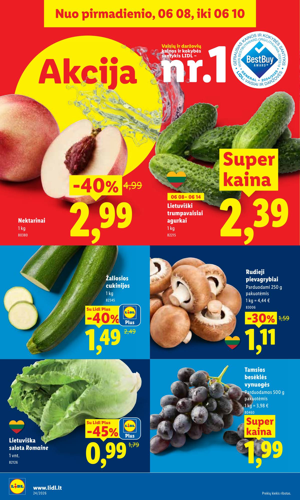 Lidl - LIDL SAVAITĖS Maisto prekių akcijų leidinys 4 puslapis
