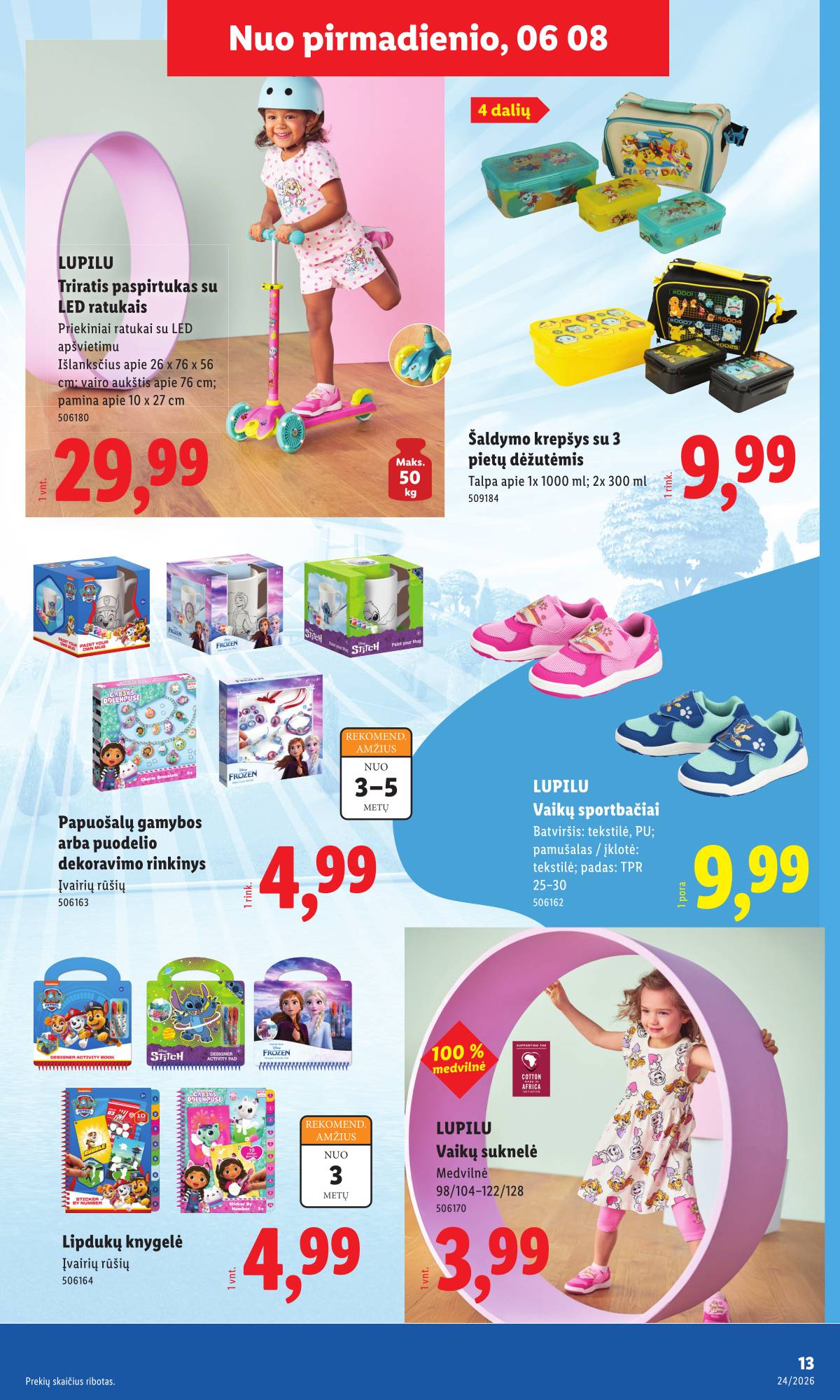 Lidl - LIDL Ne maisto prekių akcijų leidinys 13 puslapis