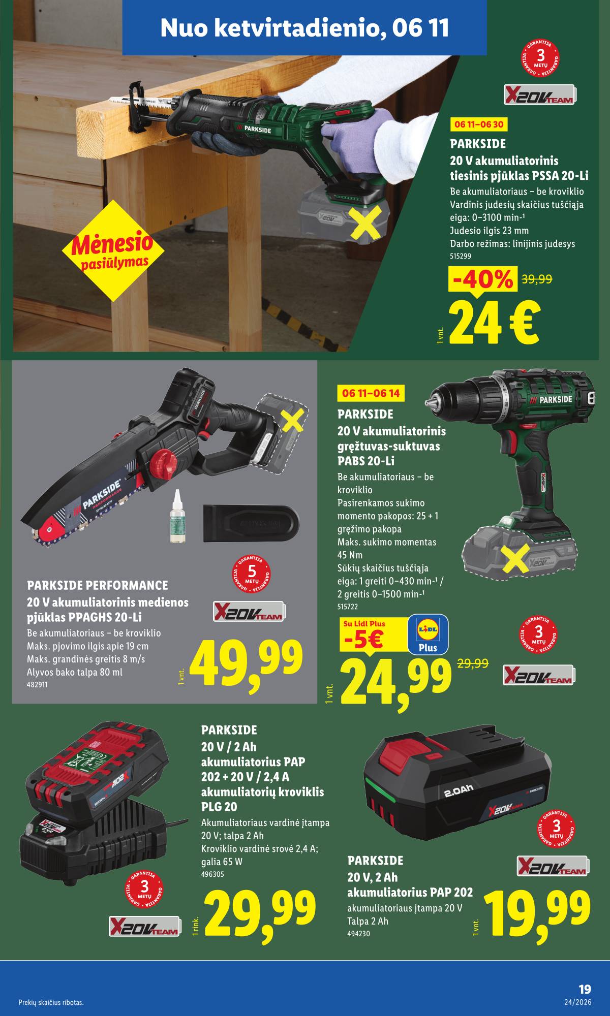 Lidl - LIDL Ne maisto prekių akcijų leidinys 19 puslapis