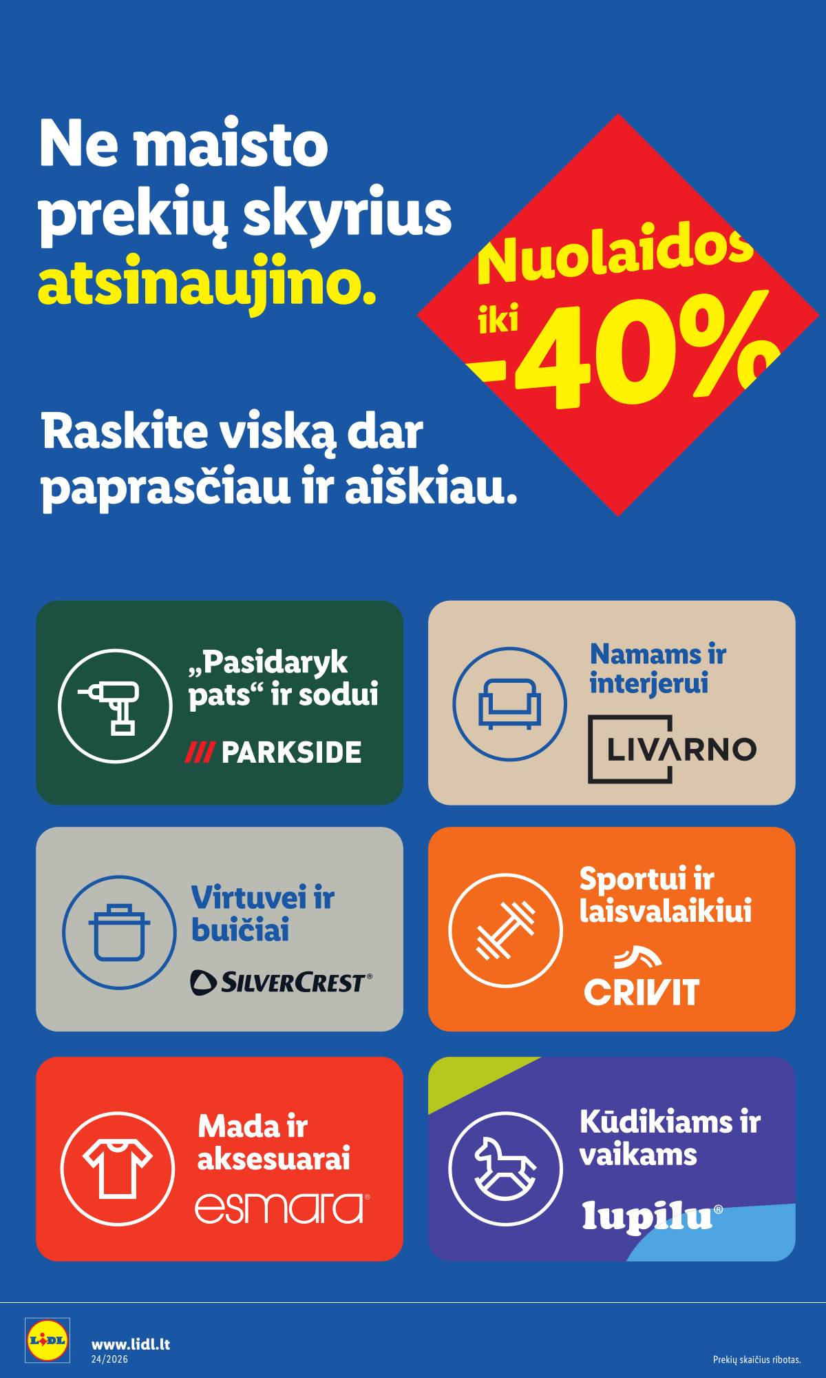 Lidl - LIDL Ne maisto prekių akcijų leidinys 2 puslapis