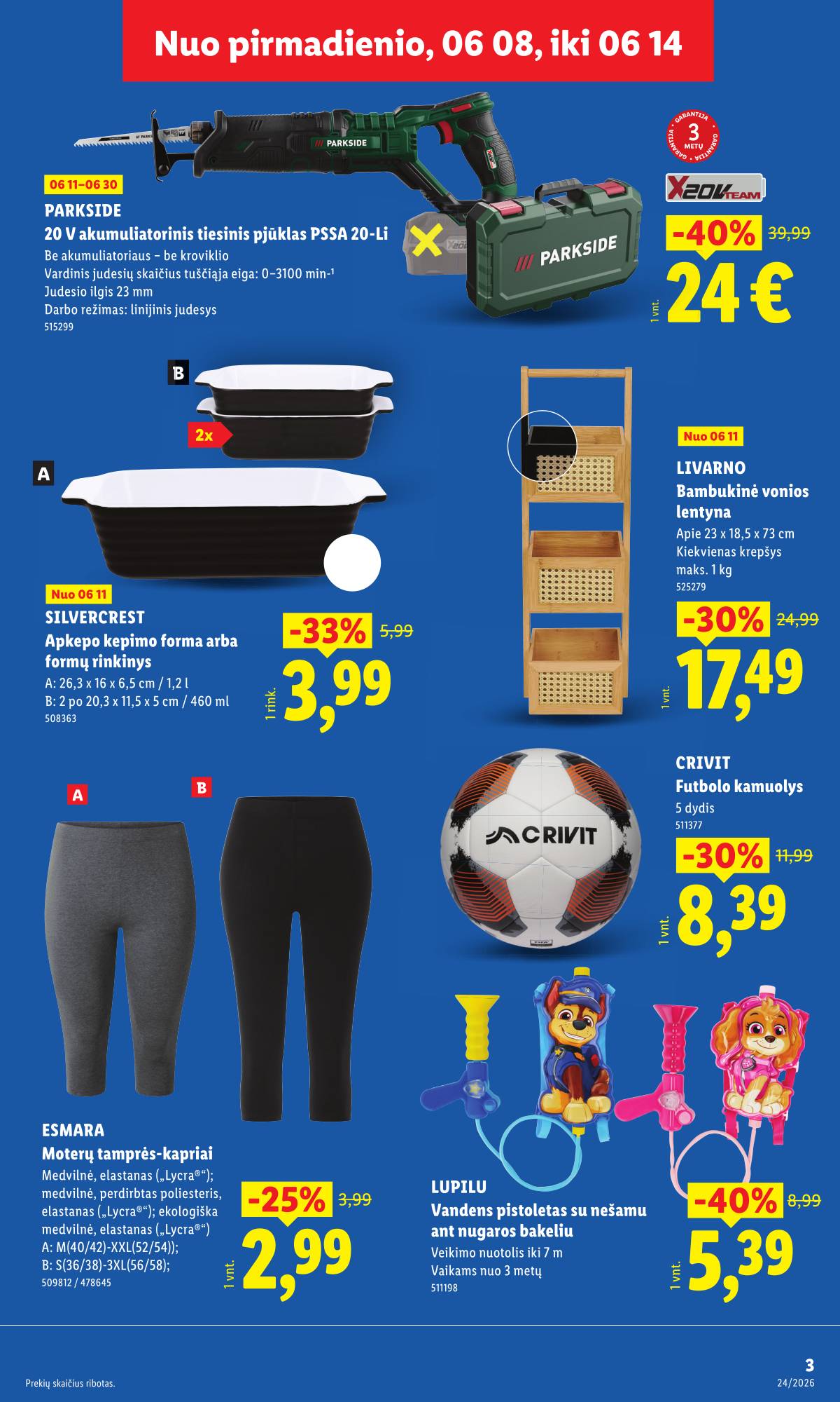 Lidl - LIDL Ne maisto prekių akcijų leidinys 3 puslapis