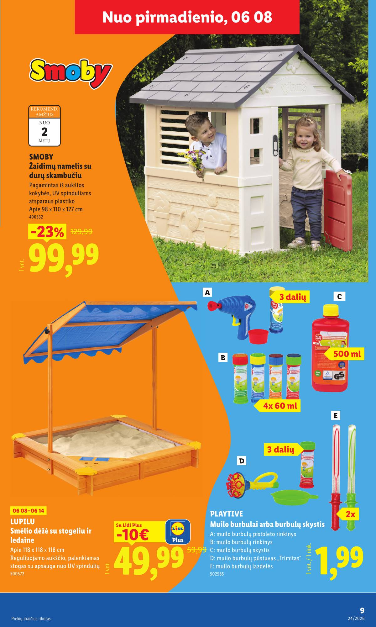 Lidl - LIDL Ne maisto prekių akcijų leidinys 9 puslapis