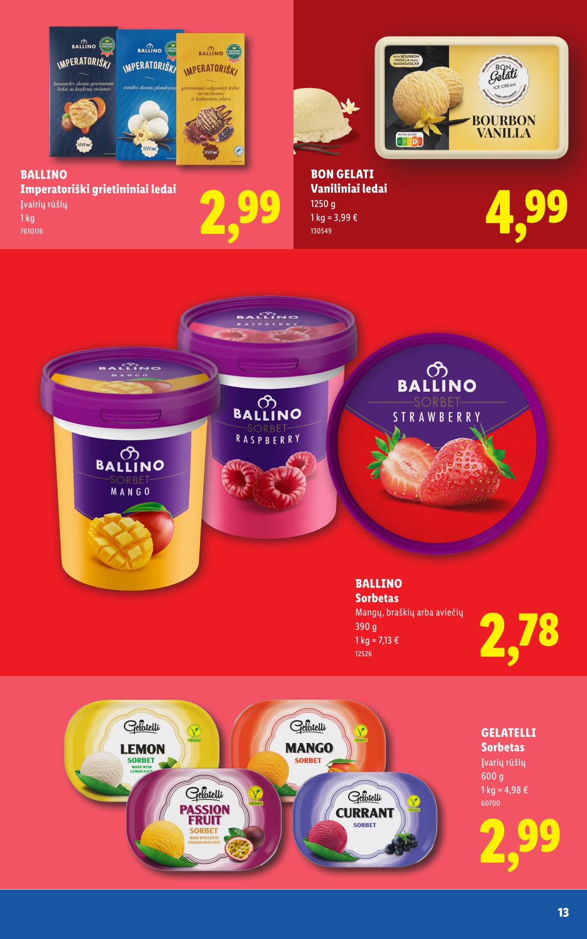 Lidl - Ledų katalogas 13 puslapis