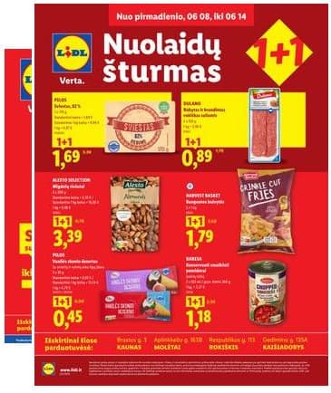 Lidl - Keturiose LIDL parduotuvėse! 2026-06-08 – 2026-06-14